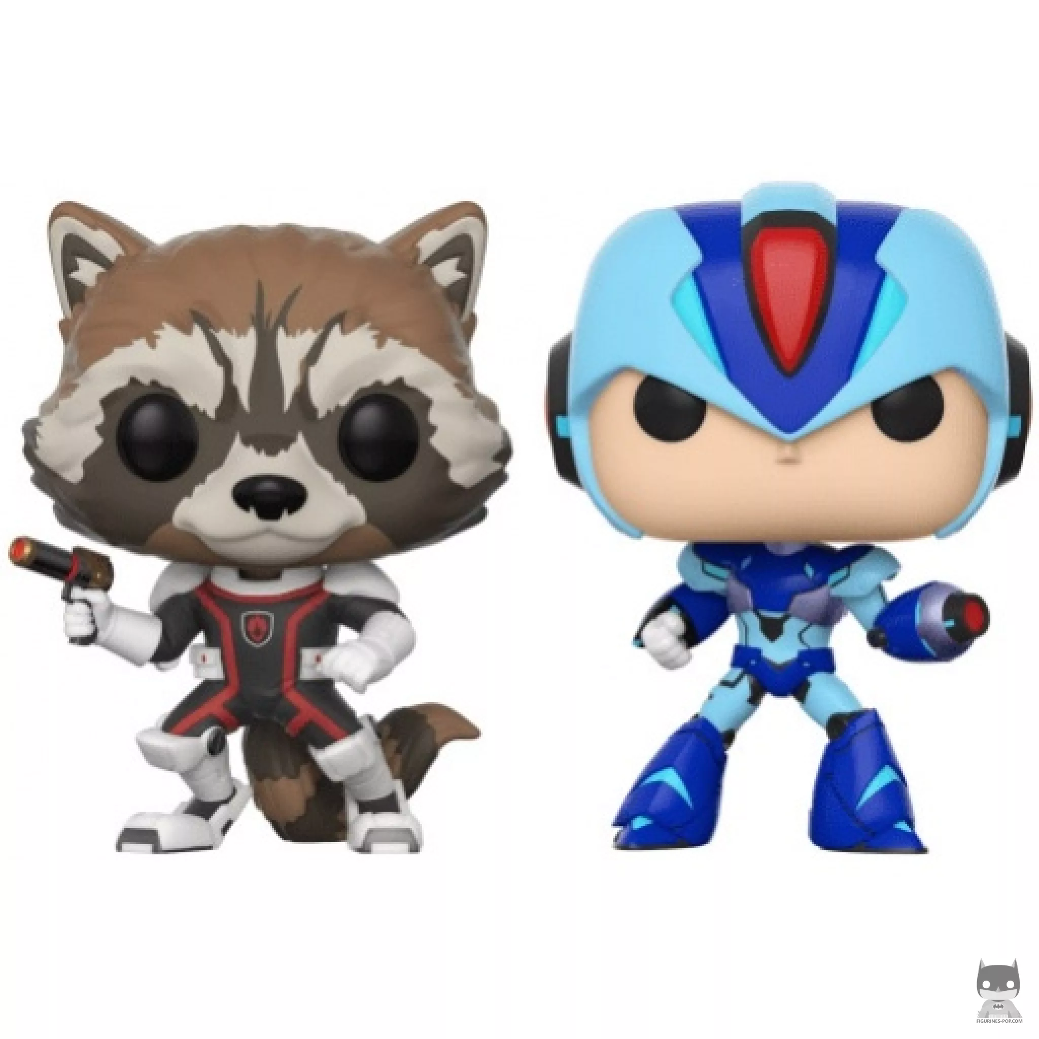 Figura Funko Pop! Rocket vs Mega Man X (Marvel vs. Capcom)