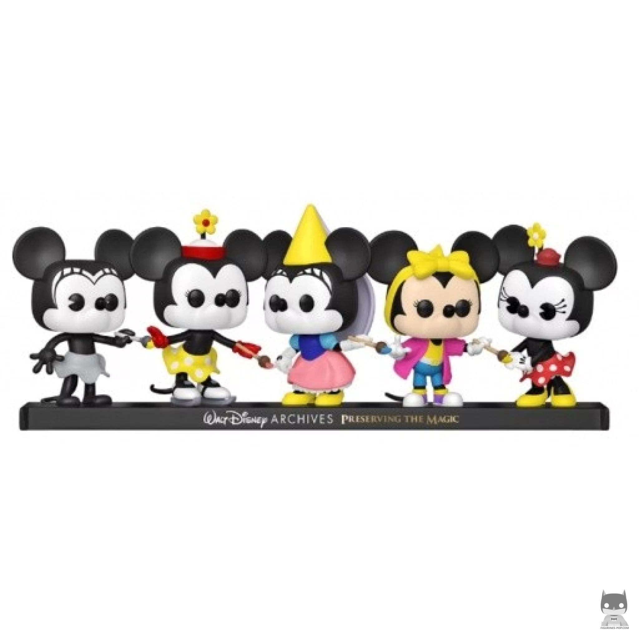 Figura Funko Pop! Minnie Plane Crazy, Minnie sobre hielo, Minnie princesa, Totally Minnie & Minnie Mouse (Mickey y sus amigos)