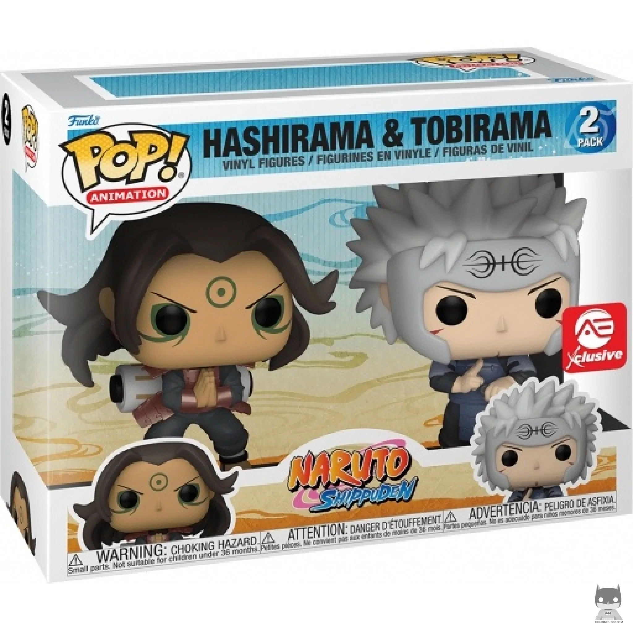 Figura Funko Pop! Hashirama & Tobirama en su caja