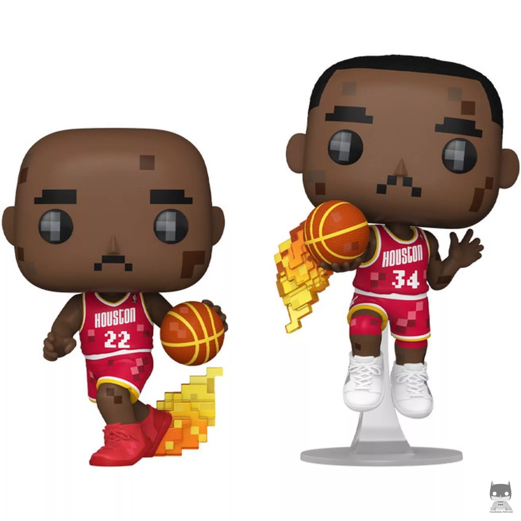 Figura Funko Pop! Clyde Drexler & Hakeem Olajuwon (NBA Jam) (NBA)
