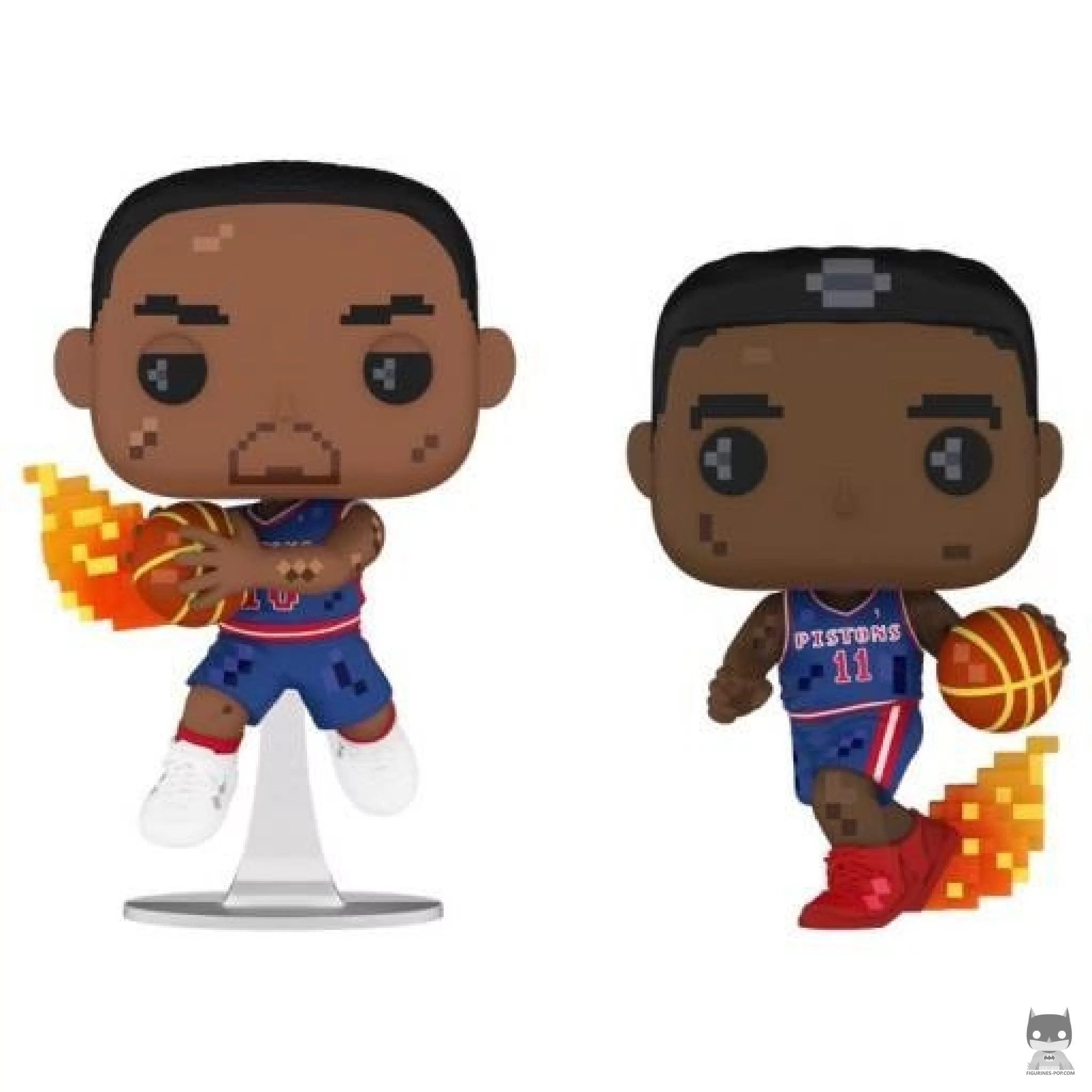 Figura Funko Pop! Dennis Rodman & Isiah Thomas (8-bit) (NBA)