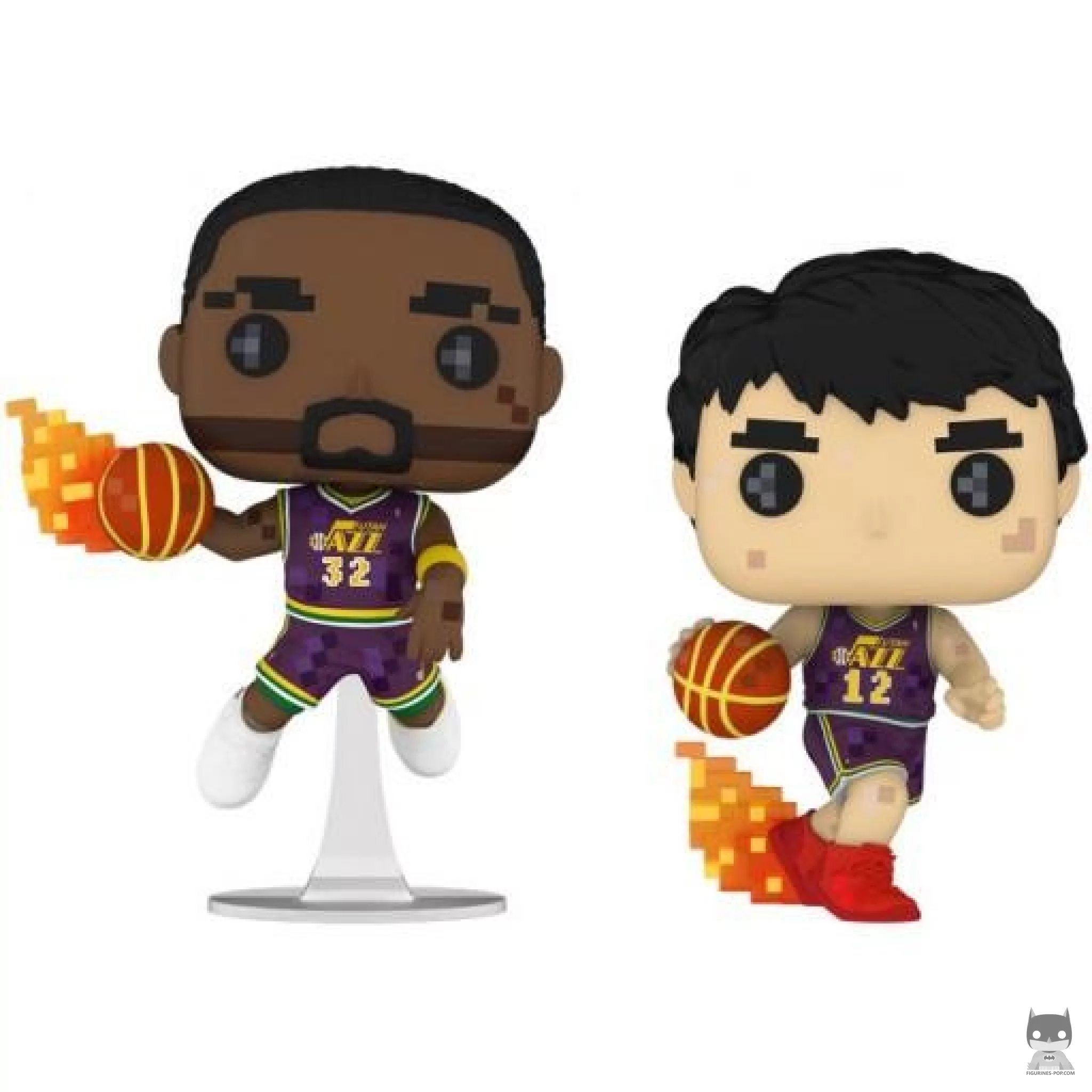 Figura Funko Pop! Karl Malone & John Stockton (8-bit) (NBA)