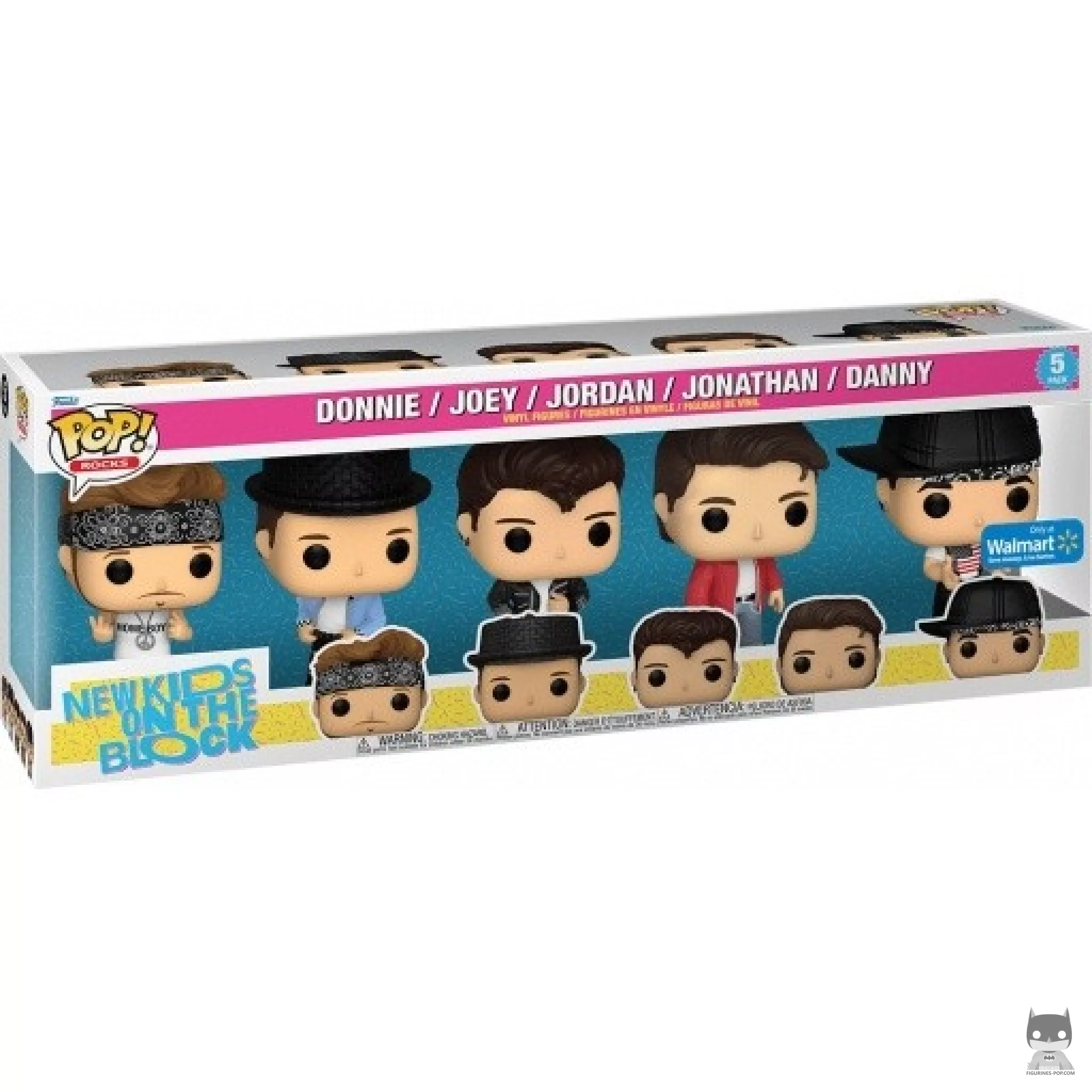 Figura Funko Pop! Donnie, Joey, Jordan, Jonathan & Danny en su caja