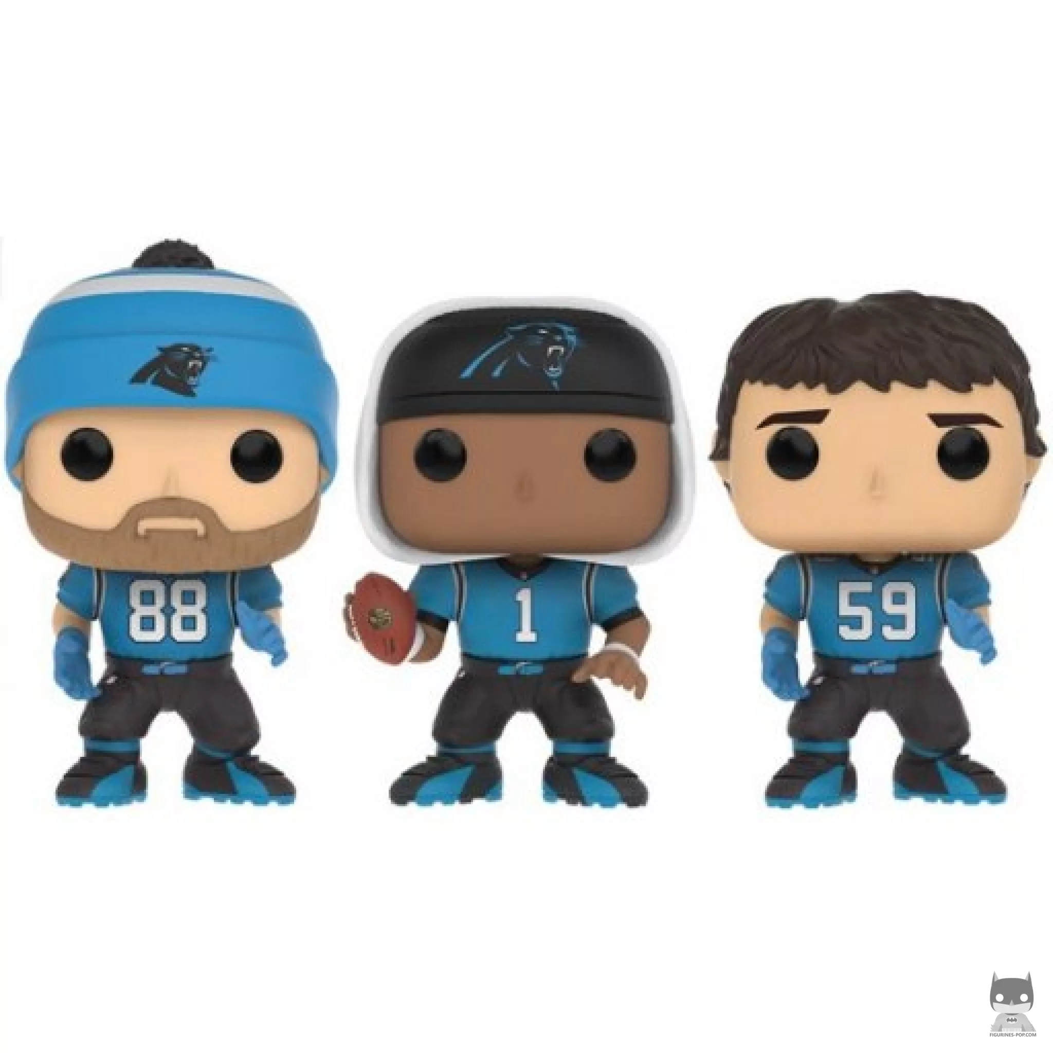 Figura Funko Pop! Carolina Panthers Olsen, Newton & Kuechly (NFL)