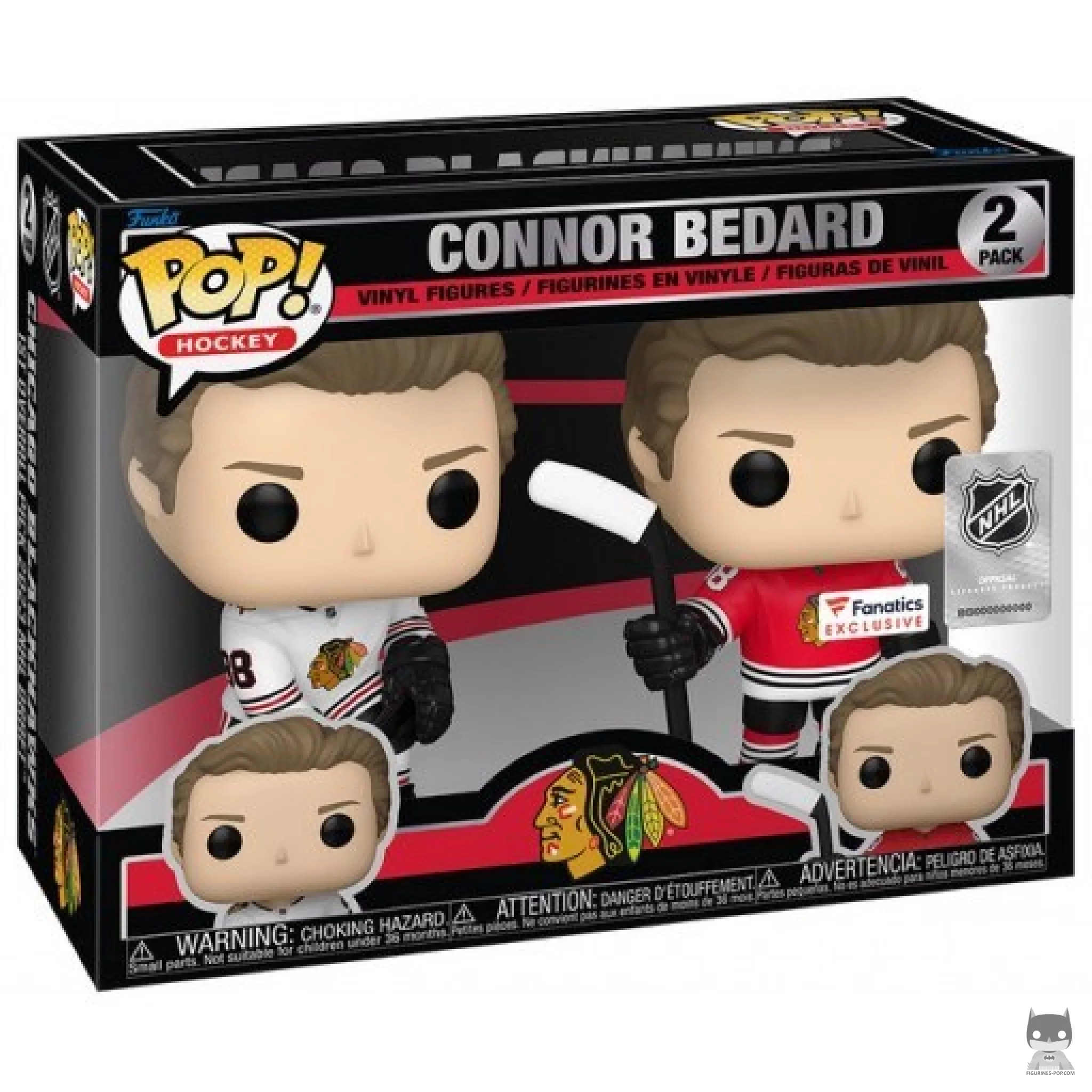 Figura Funko Pop! Connor Bedard en su caja