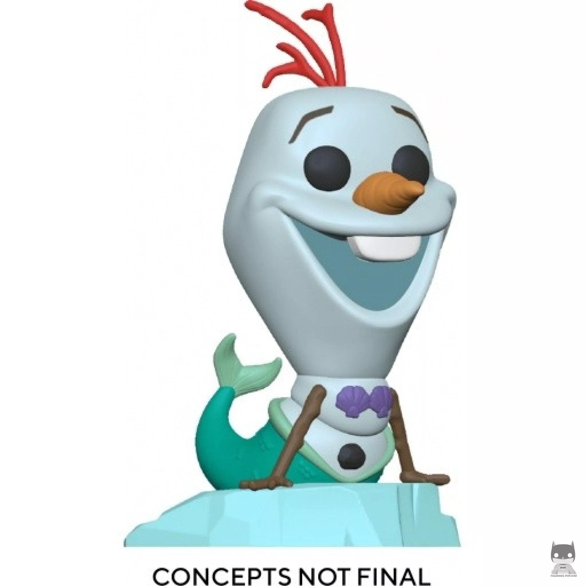 Figura Funko Pop! Olaf como Ariel (Olaf presenta)