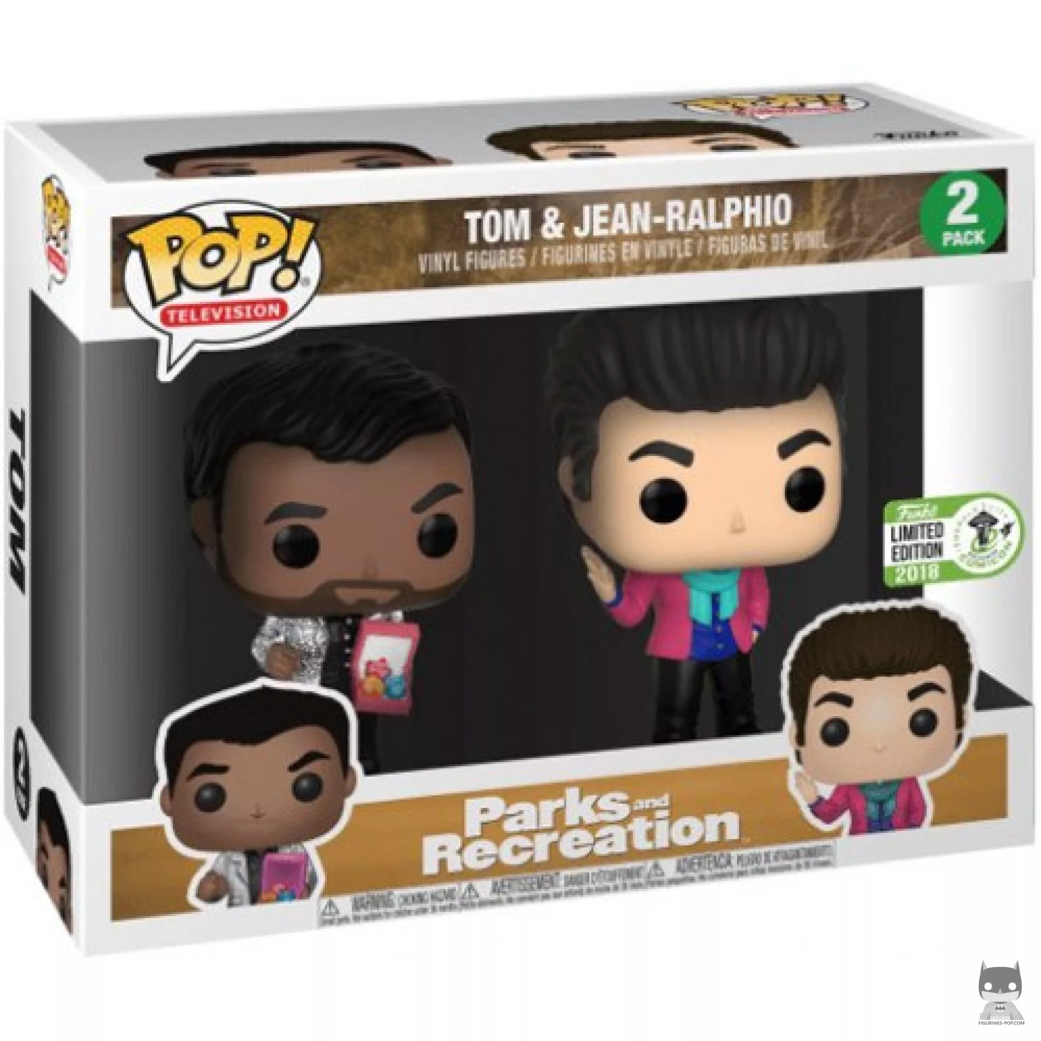 Figura Funko Pop! Tom & Jean-Ralphio en su caja