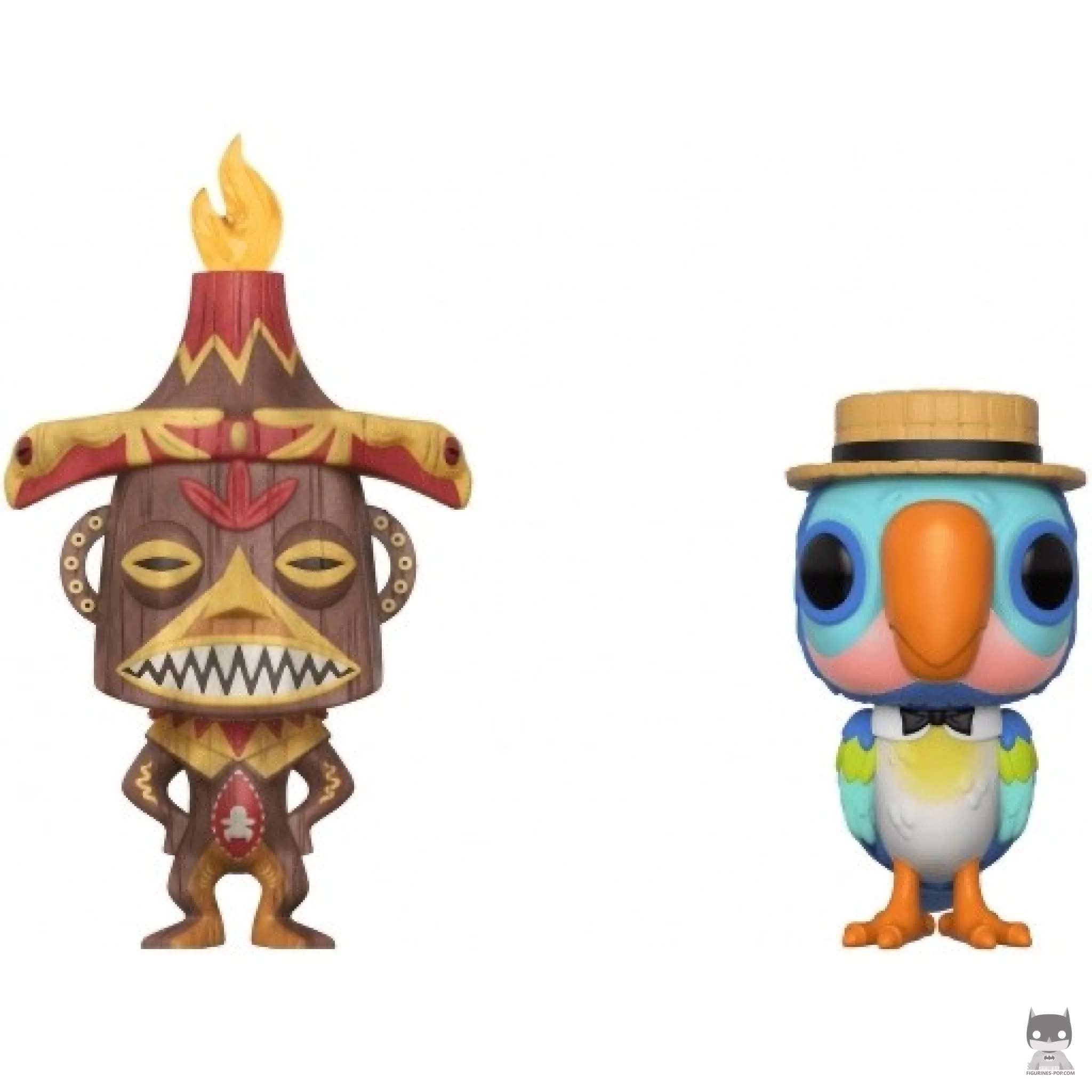 Figura Funko Pop! Pele & Barker Parrot de Enchanted Tiki Room (Parques Disney)