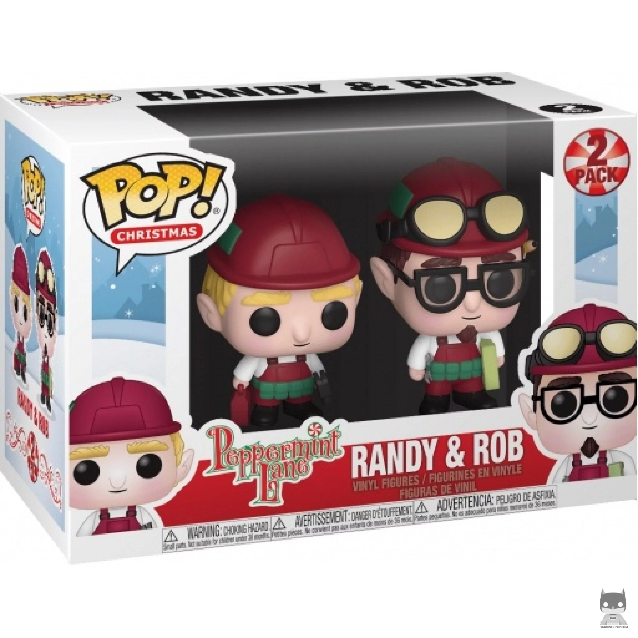 Figura Funko Pop! Randy & Rob en su caja