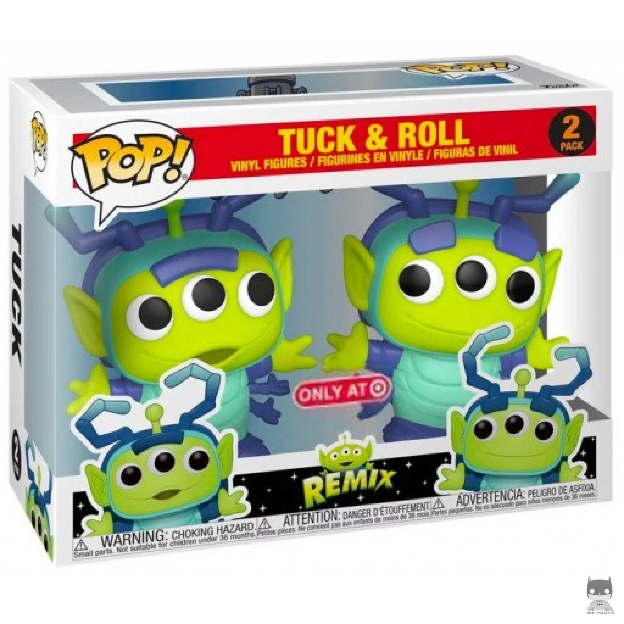 Figura Funko Pop! Tuck & Roll en su caja