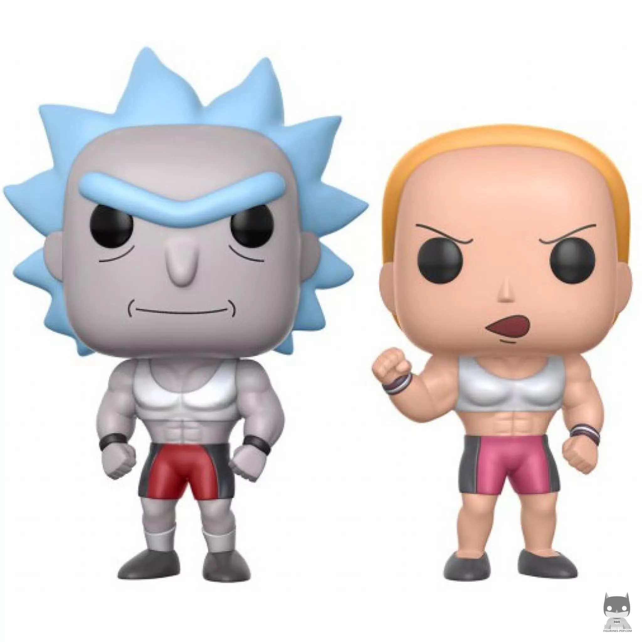 Figura Funko Pop! Rick musculoso & Summer musculosa (Rick y Morty)
