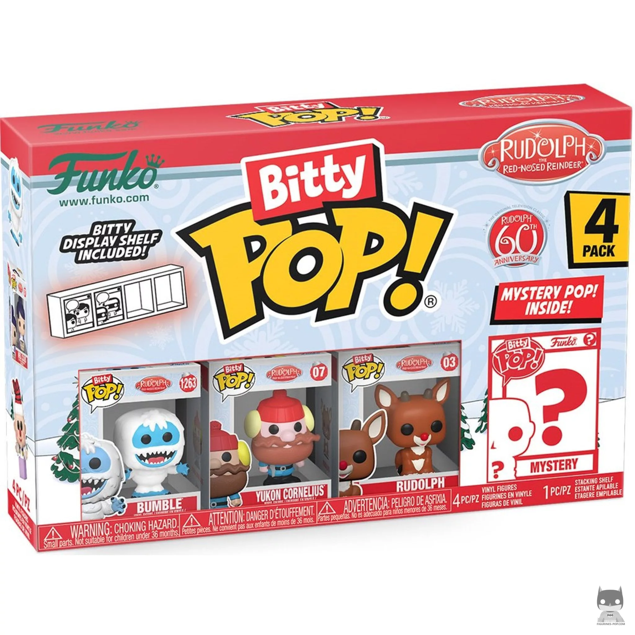 Figura Funko Pop! Rudolph, el reno de la nariz roja (Serie 1) en su caja