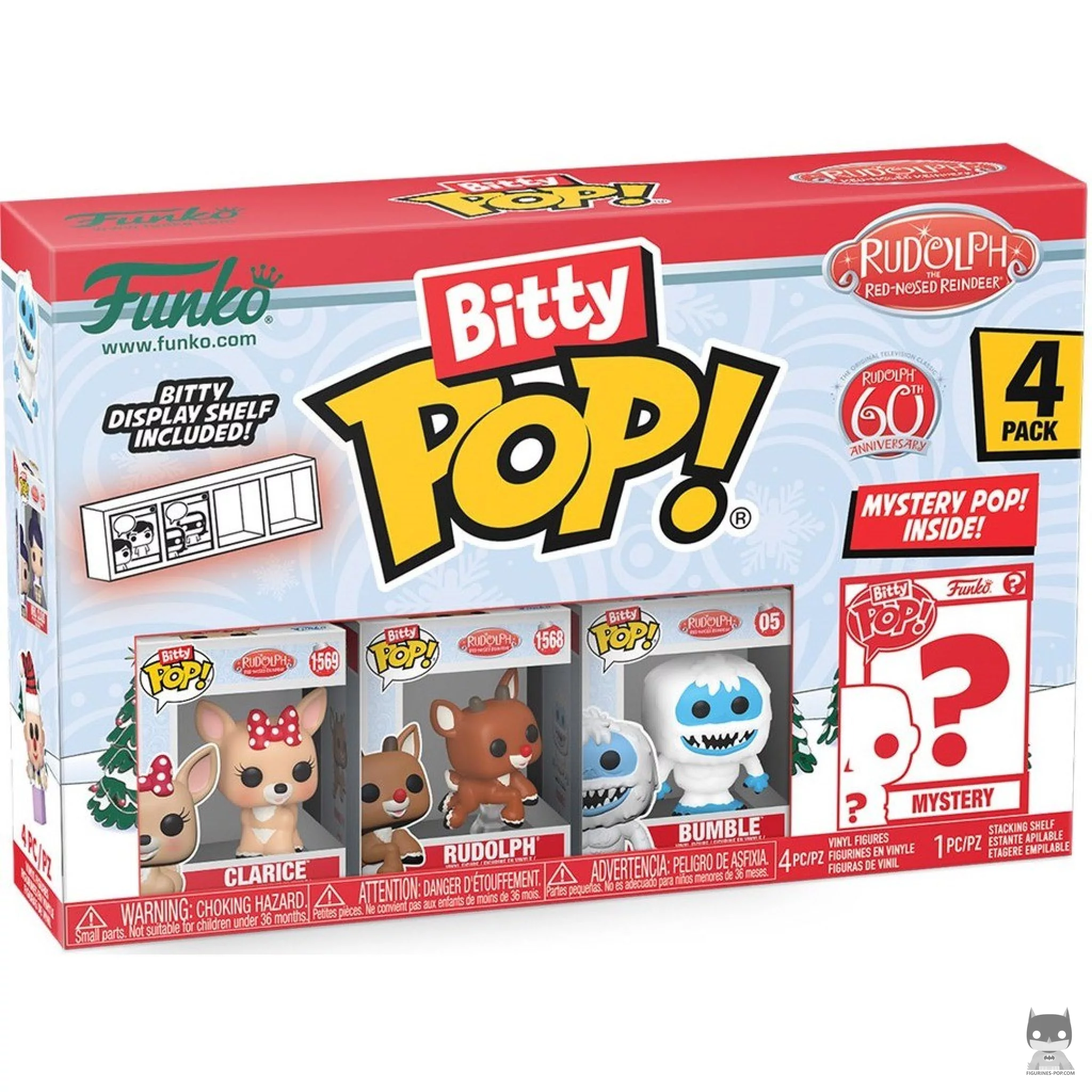 Figura Funko Pop! Rudolph, el reno de la nariz roja (Serie 2) en su caja