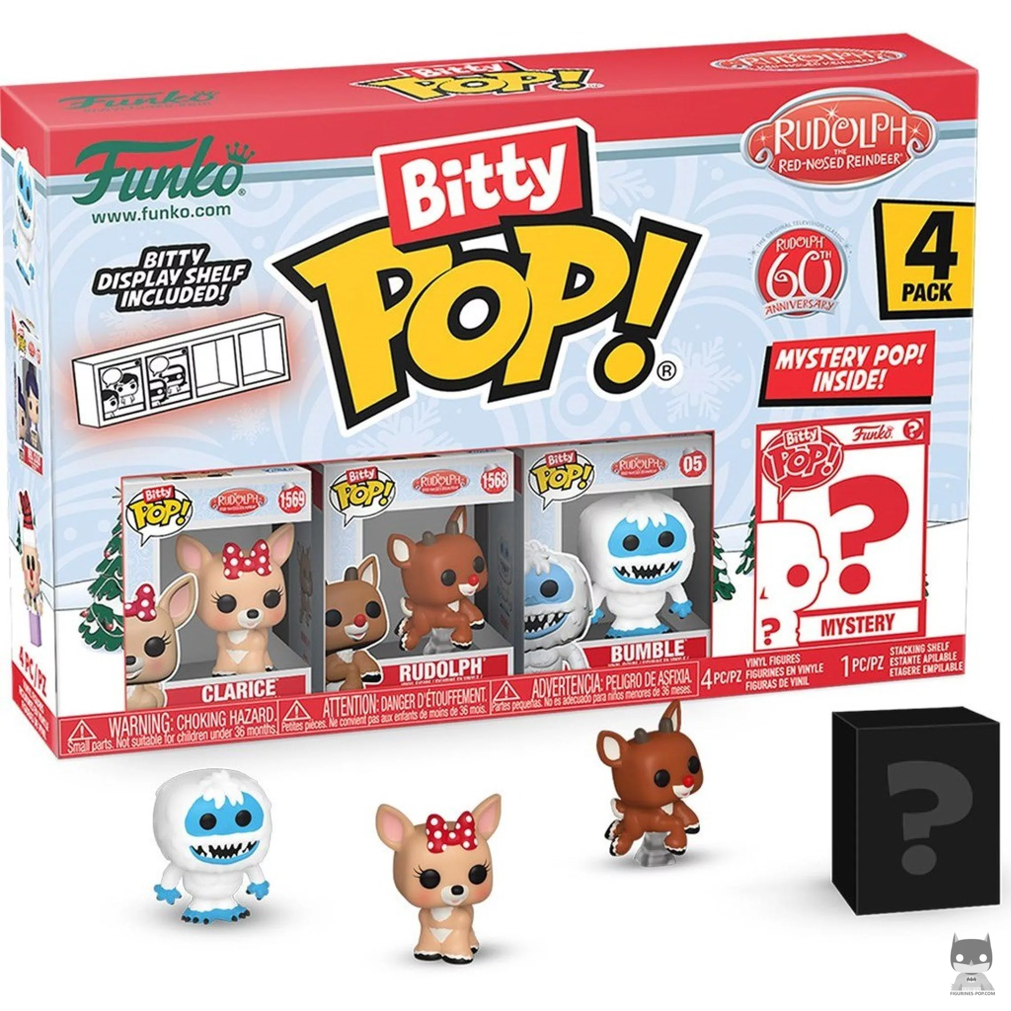 Figura Funko Pop! Rudolph, el reno de la nariz roja (Serie 2) (Rudolph, el reno de la nariz roja)