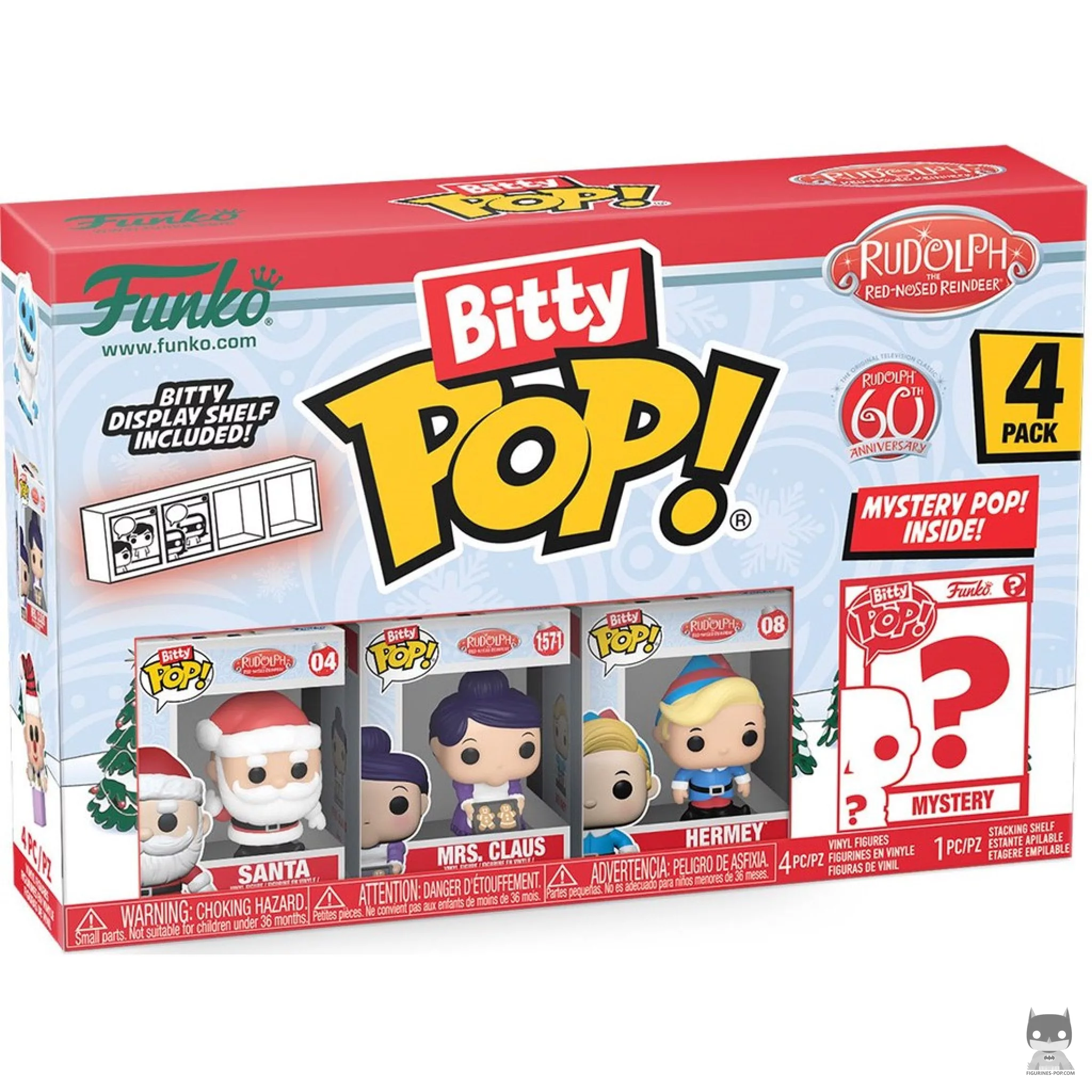 Figura Funko Pop! Rudolph, el reno de la nariz roja (Serie 4) en su caja