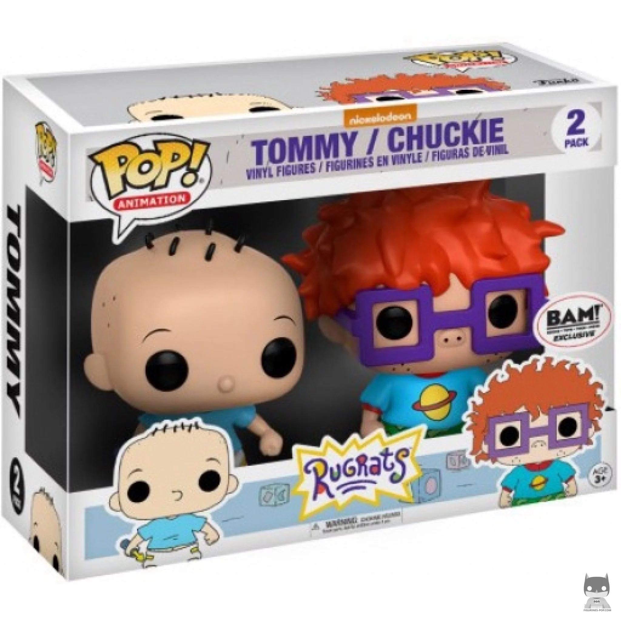 Figura Funko Pop! Tommy & Chuckie en su caja