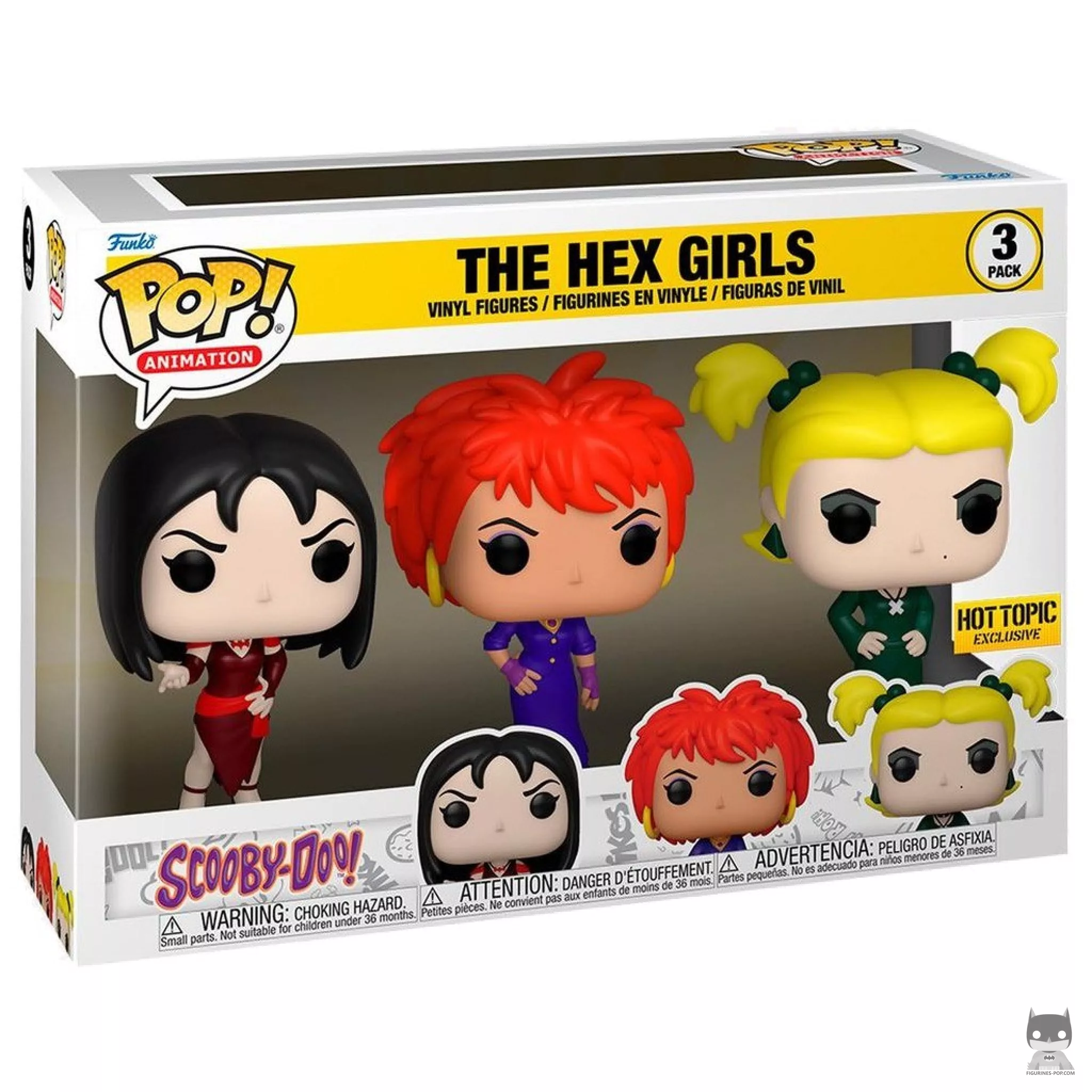 Figura Funko Pop! The Hex Girls en su caja