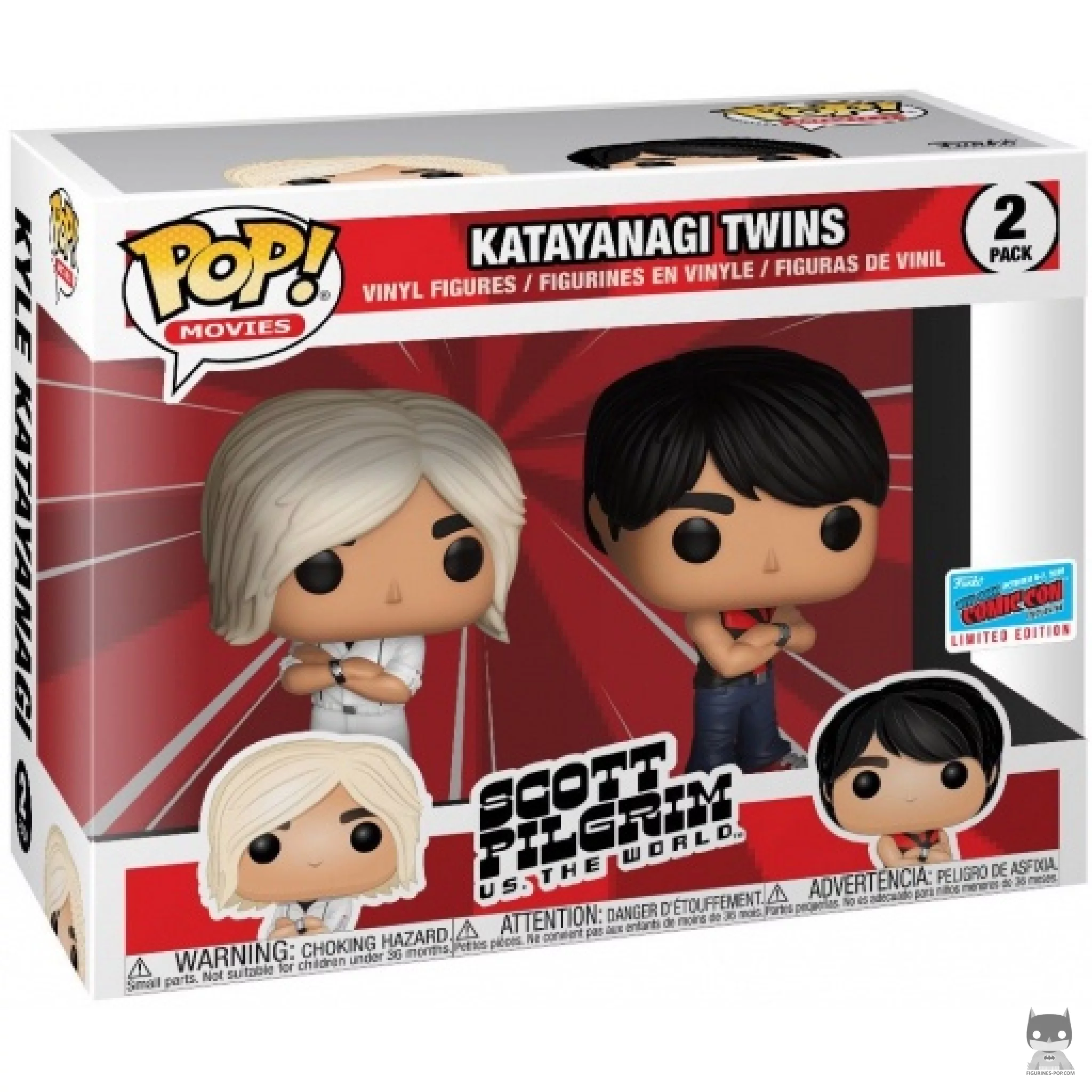 Figura Funko Pop! Gemelos Katayanagi en su caja