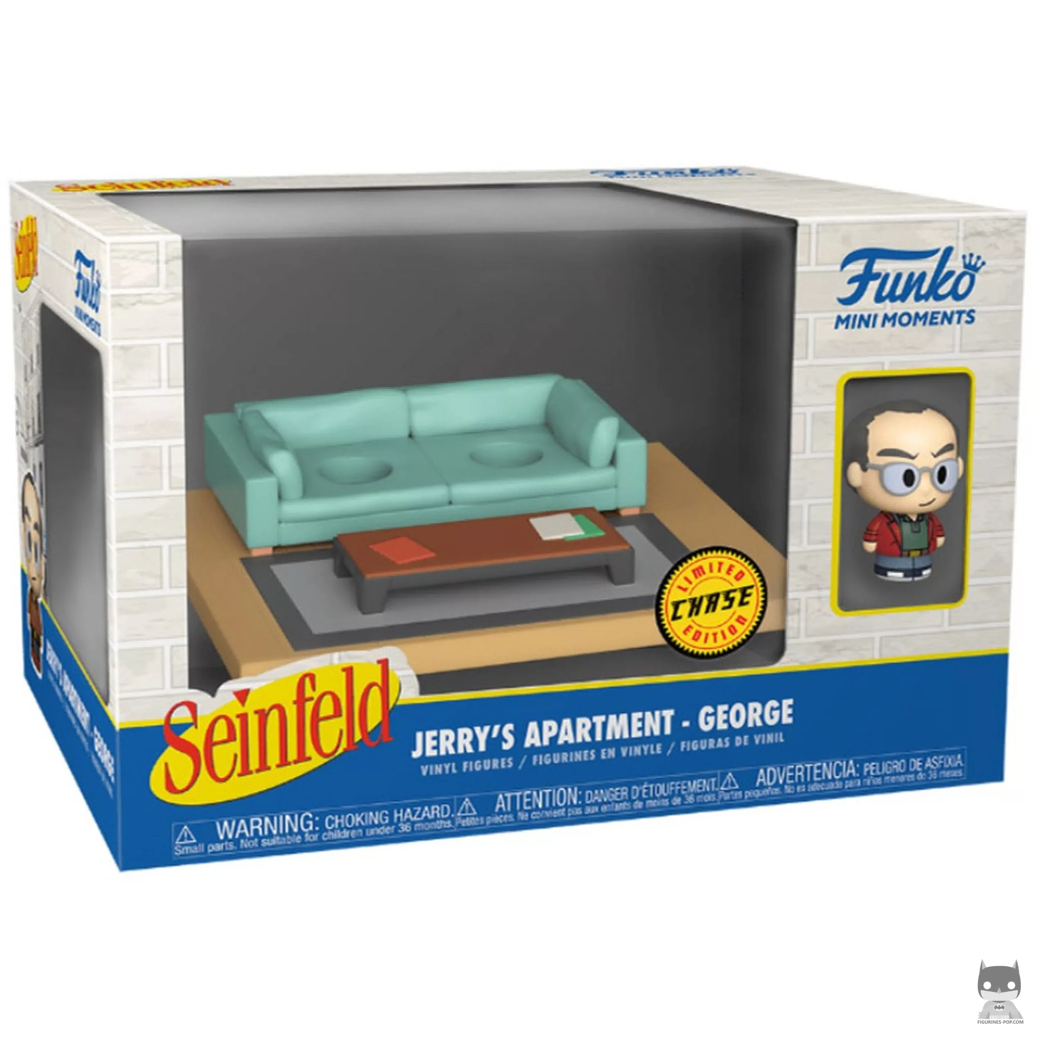 Figura Funko Pop! Apartamento de Jerry - George (Chase) en su caja