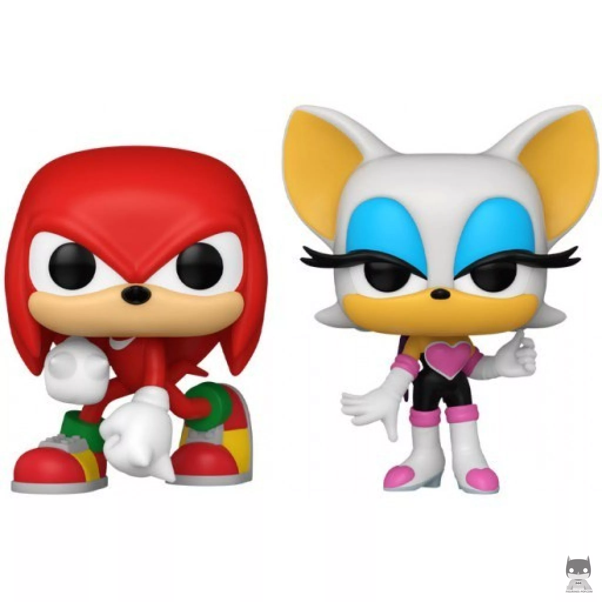 Figura Funko Pop! Knuckles & Rouge (Sonic The Hedgehog)