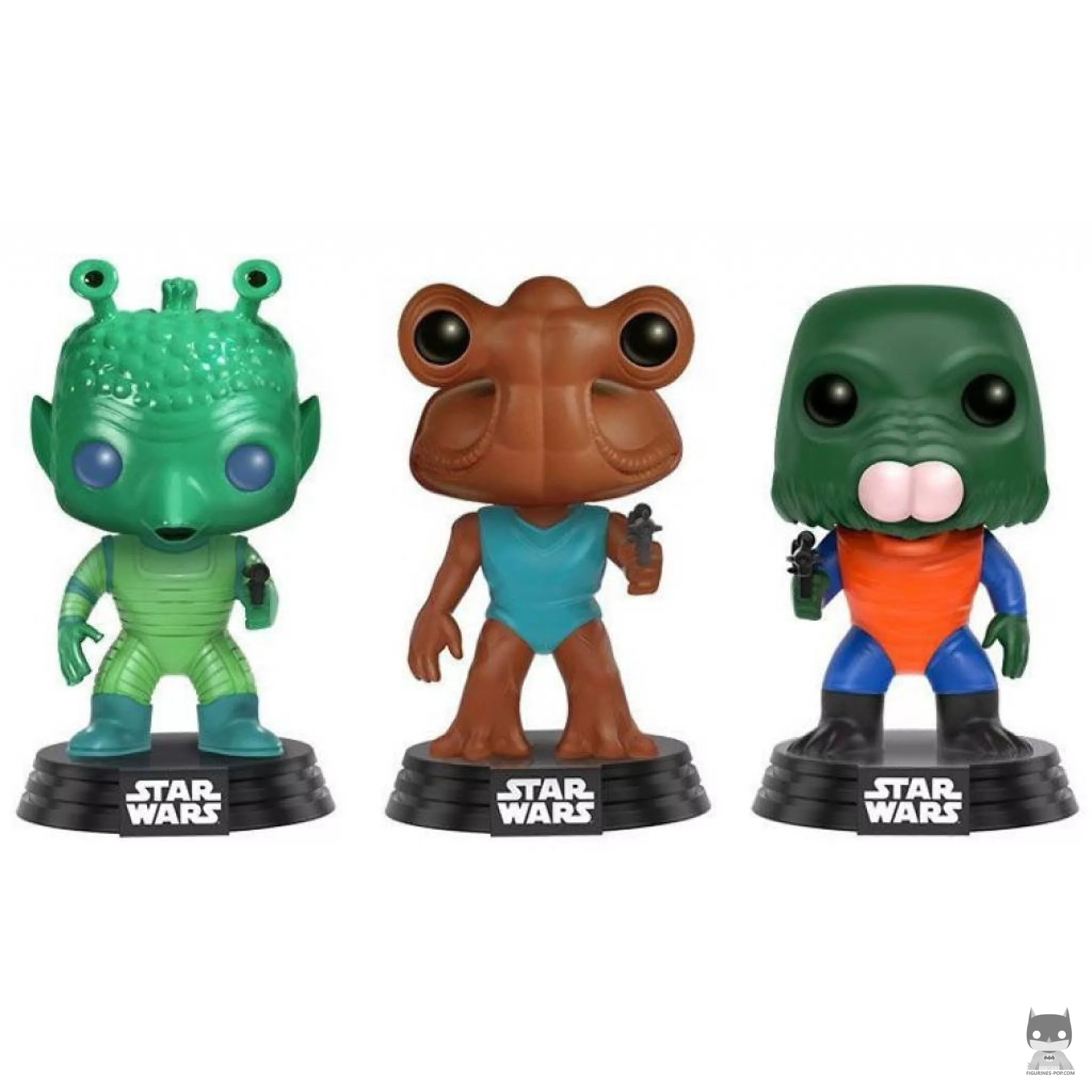 Figura Funko Pop! Greedo, Hammerhead & Walrus Man (Star Wars: Episodio I, La amenaza fantasma)