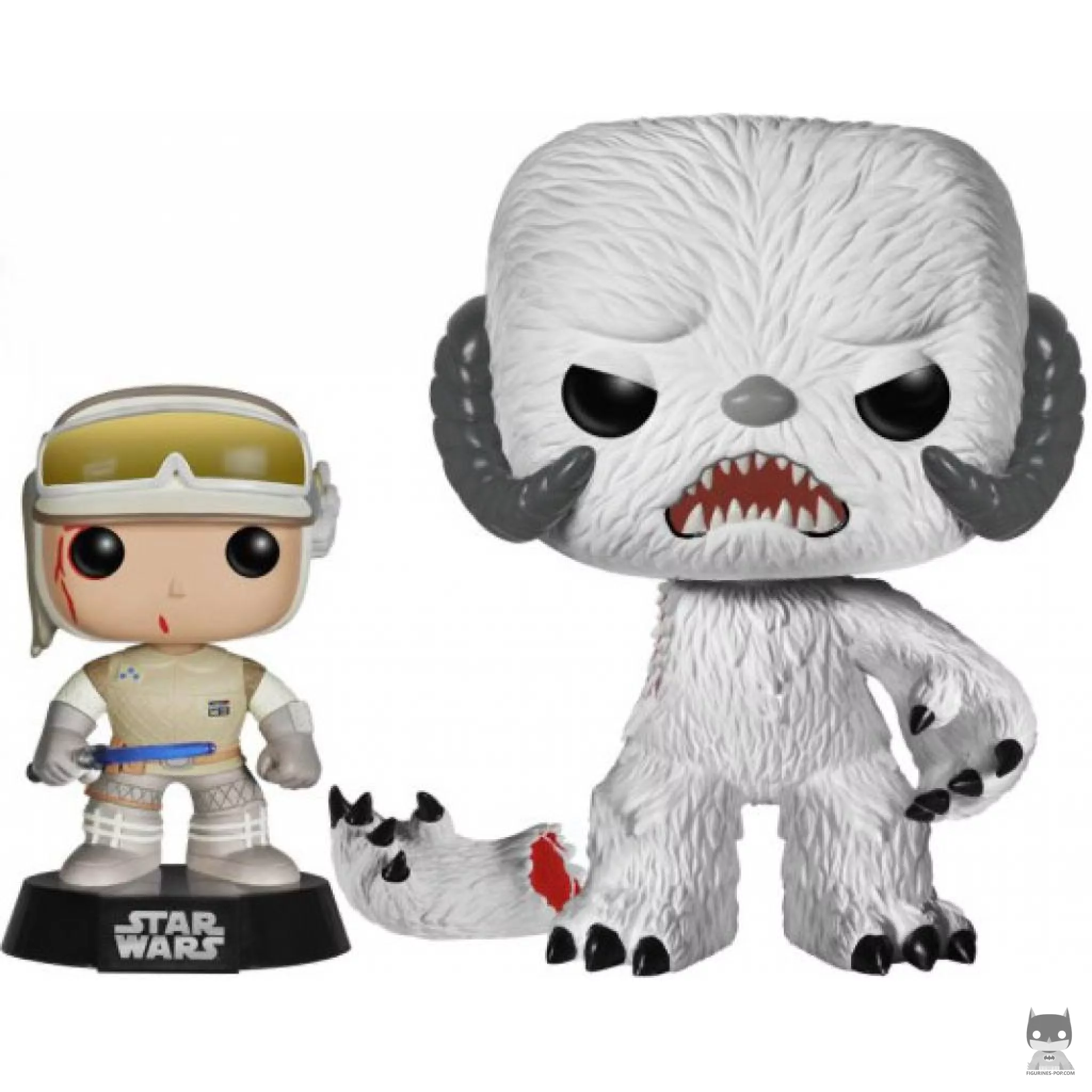 Figura Funko Pop! Luke Skywalker en Hoth & Wampa (Star Wars: Episodio I, La amenaza fantasma)