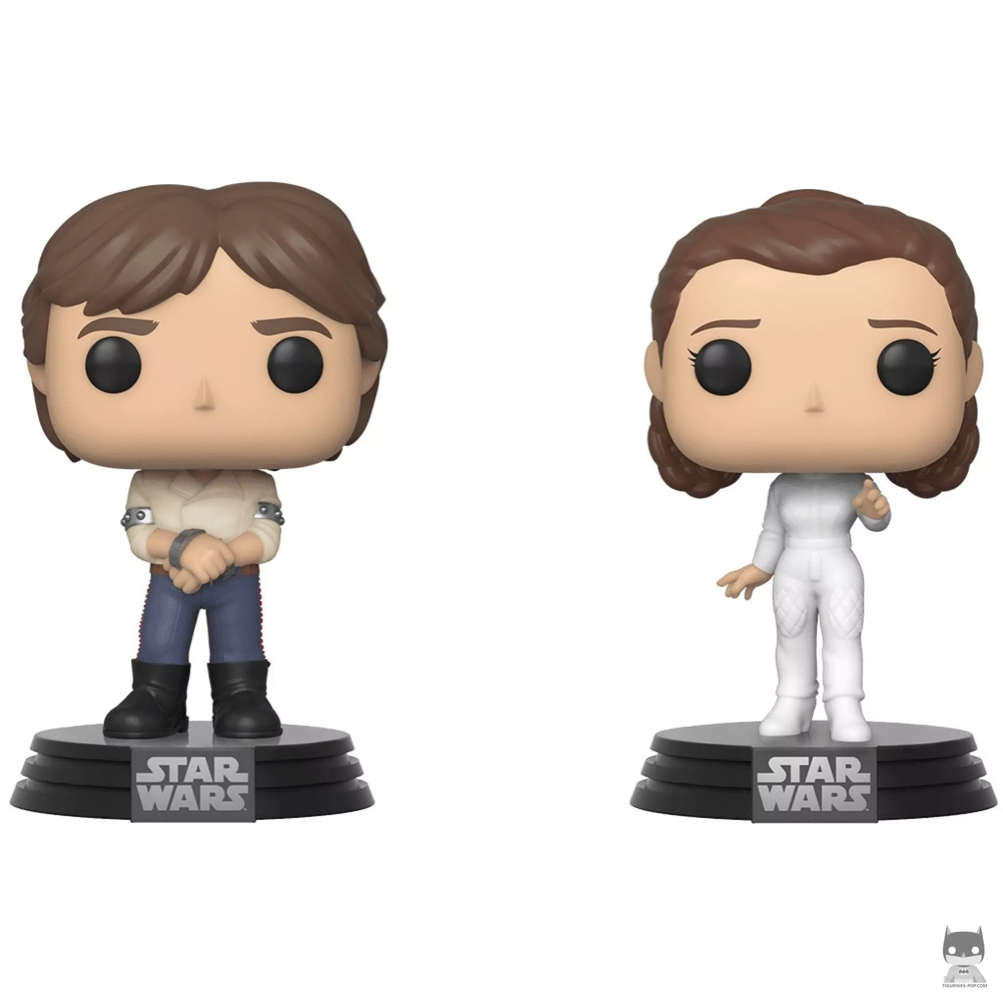 Figura Funko Pop! Han Solo & Princesa Leia (Star Wars: Episodio V, El imperio contraataca)