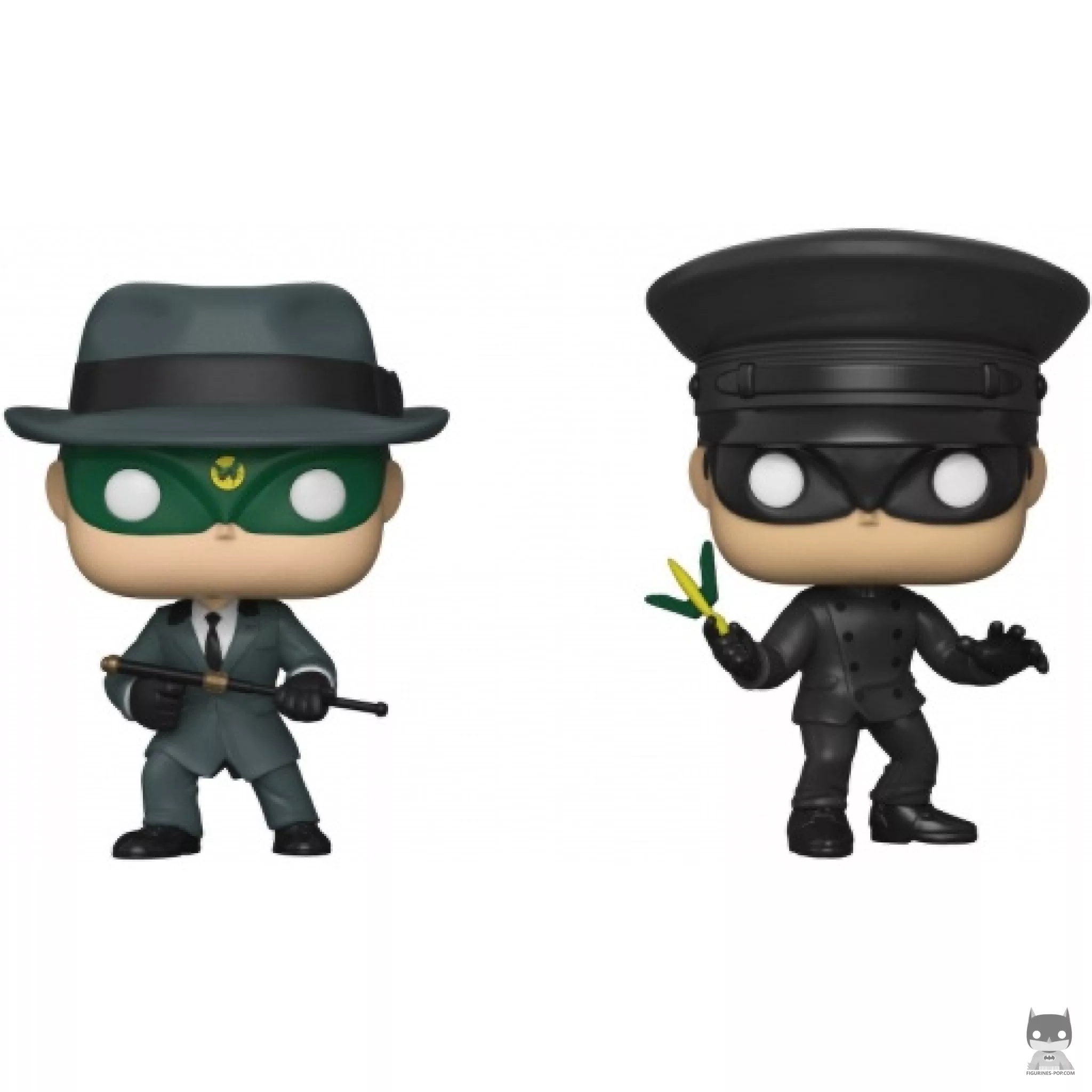 Figura Funko Pop! El Avispón Verde (Traje gris) & Kato (The Green Hornet)