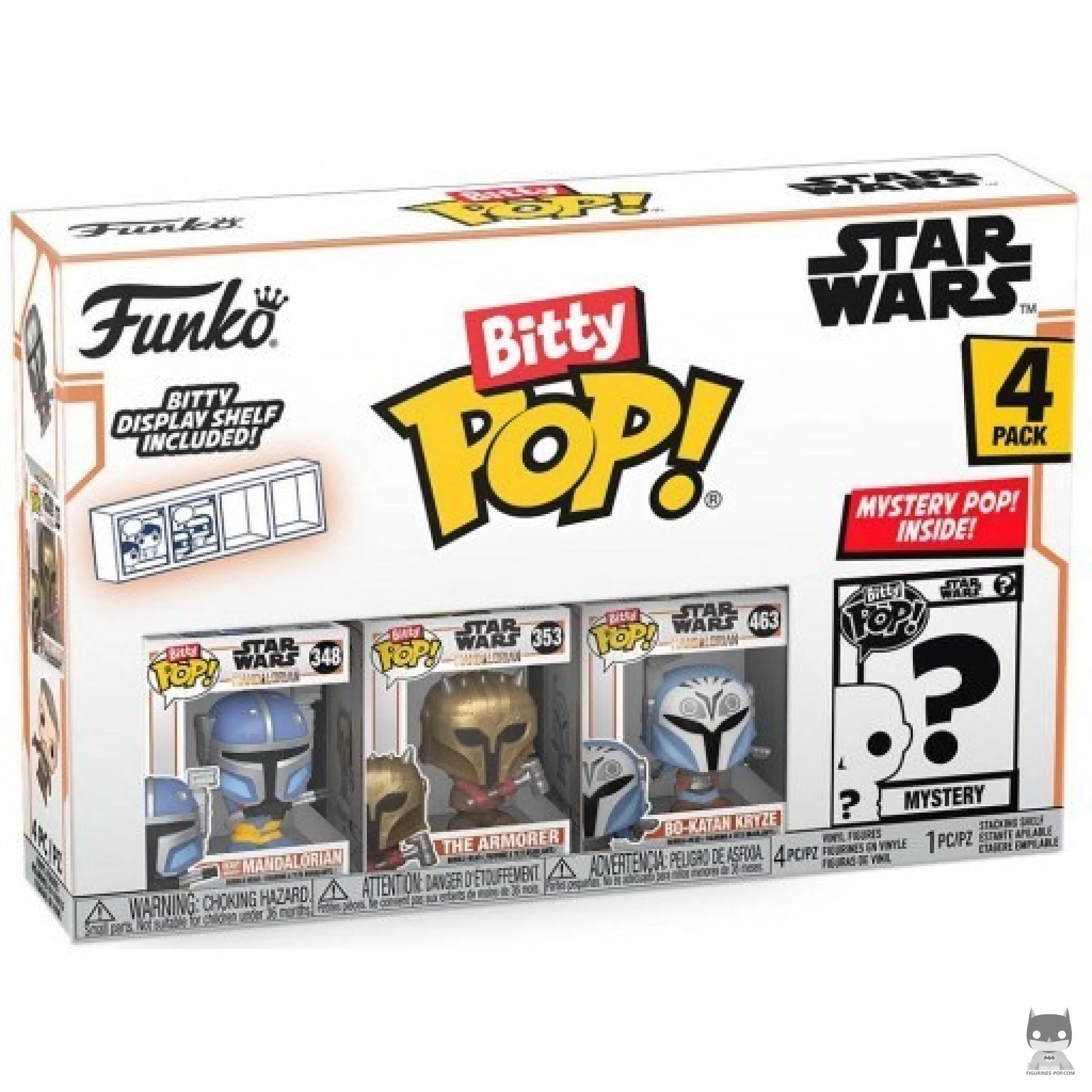 Figura Funko Pop! The Mandalorian (Serie 1) en su caja
