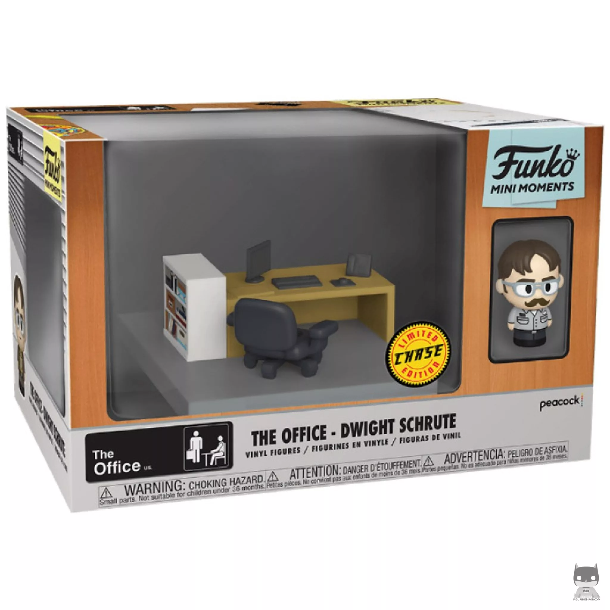 Figura Funko Pop! Dwight Schrute (Chase) en su caja