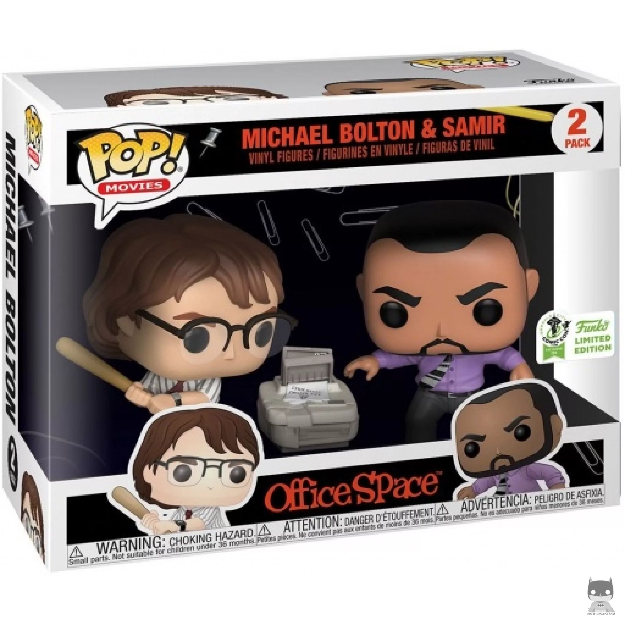 Figura Funko Pop! Michael Bolton & Samir en su caja