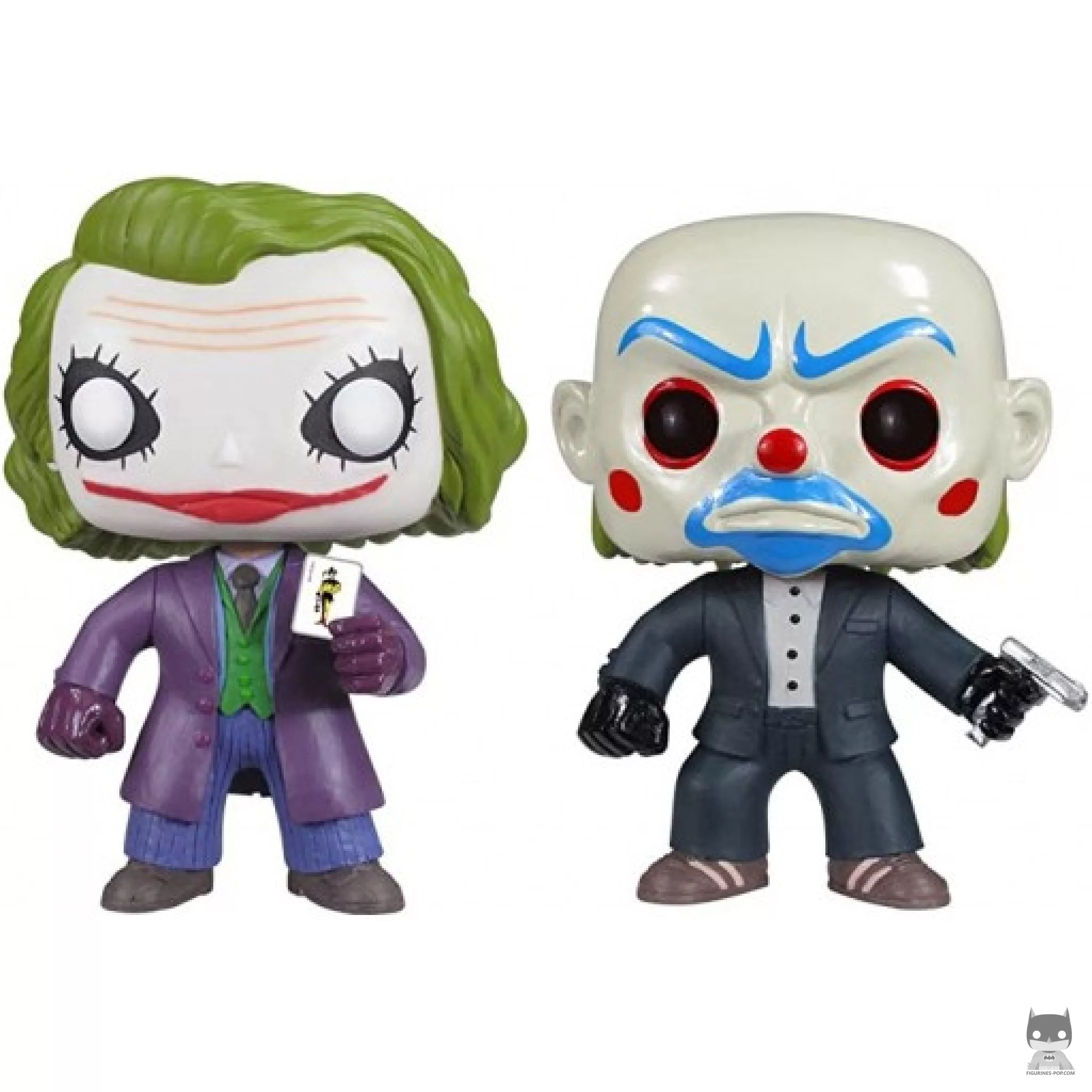 Figura Funko Pop! Joker & Joker atracador de bancos (Brilla en la oscuridad) (Trilogía de El caballero oscuro)