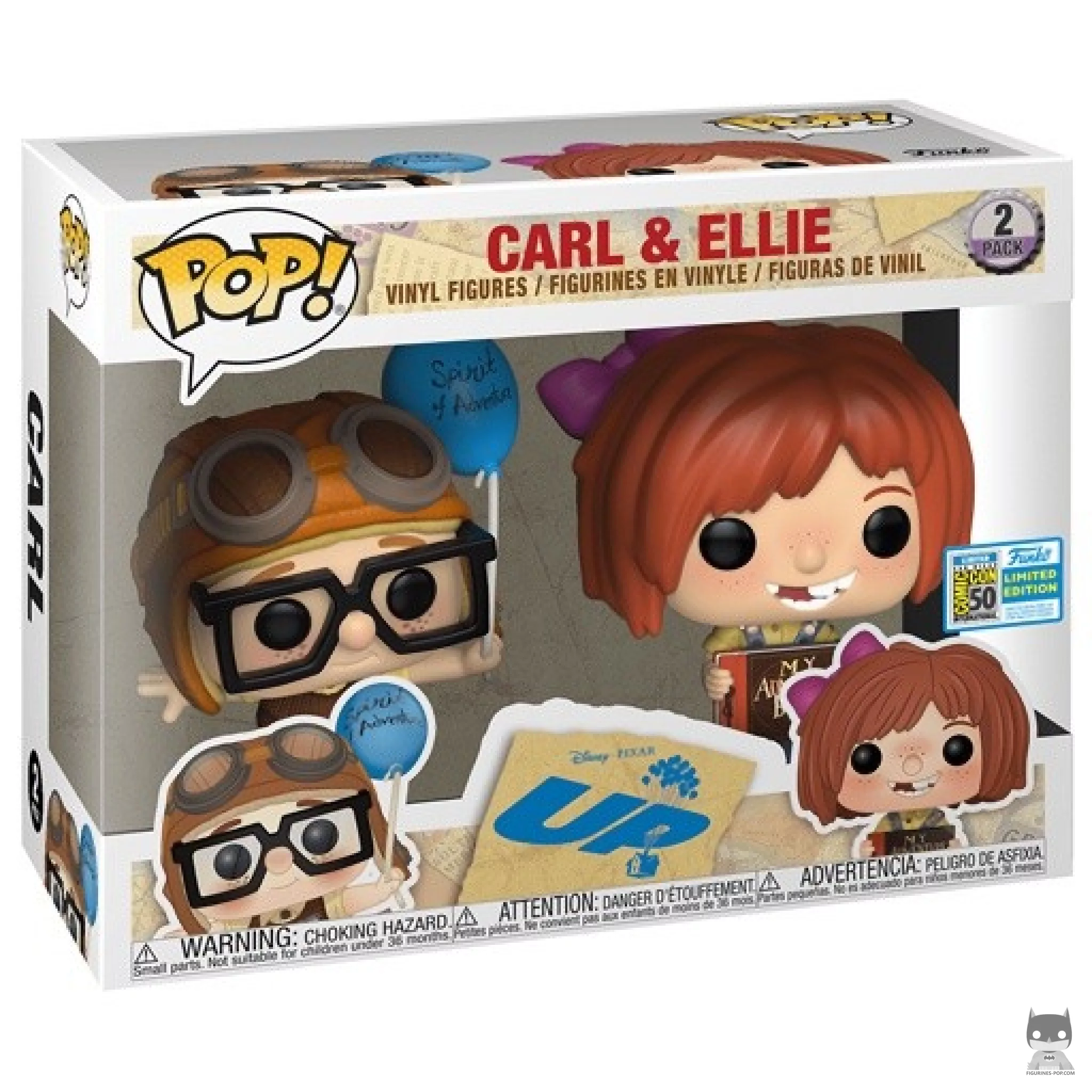 Figura Funko Pop! Carl & Ellie en su caja