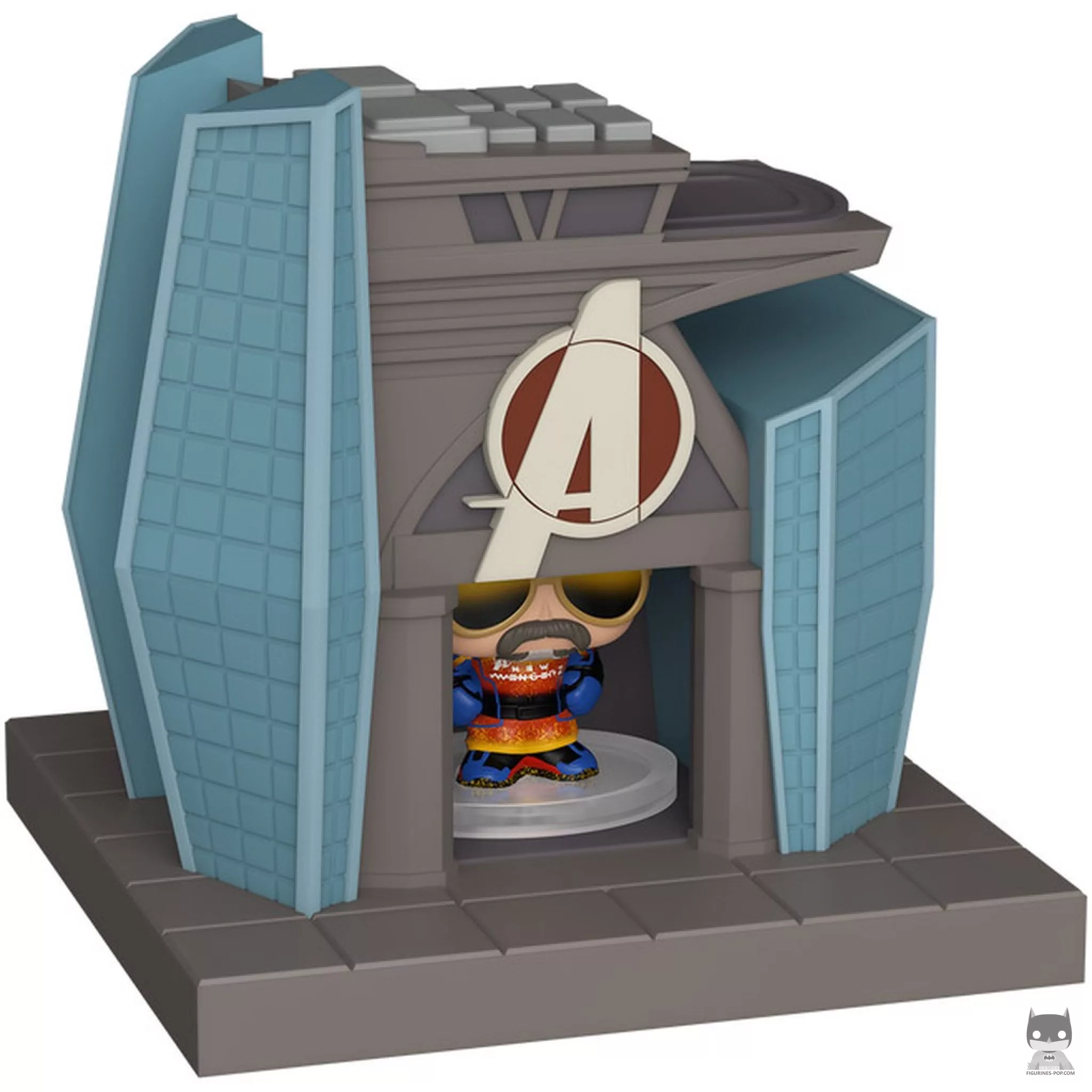 Figura Funko Pop! Guardián Rojo y la Torre de los Vengadores (Vengadores: Doomsday)