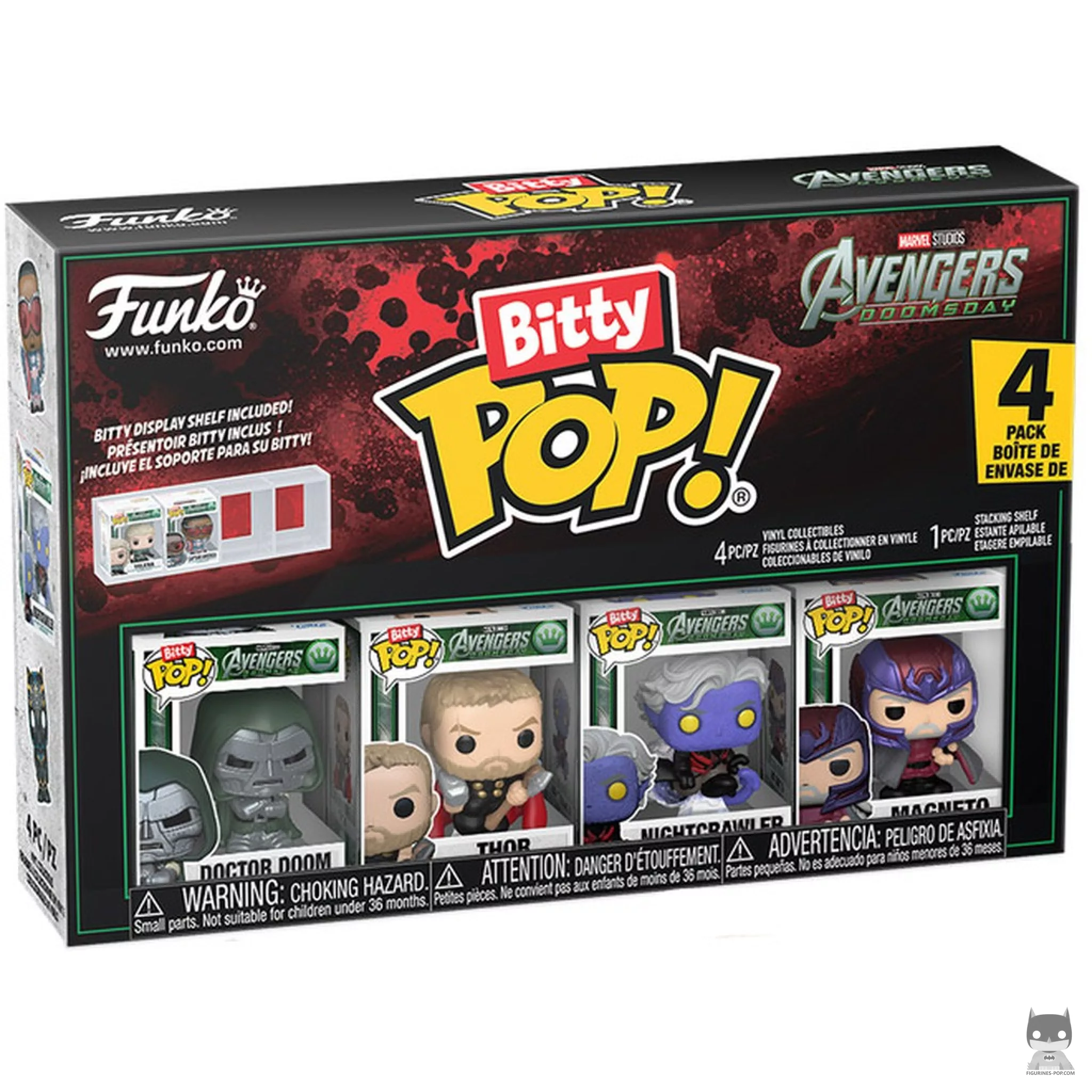 Figura Funko Pop! Vengadores: Doomsday (Serie 2) en su caja