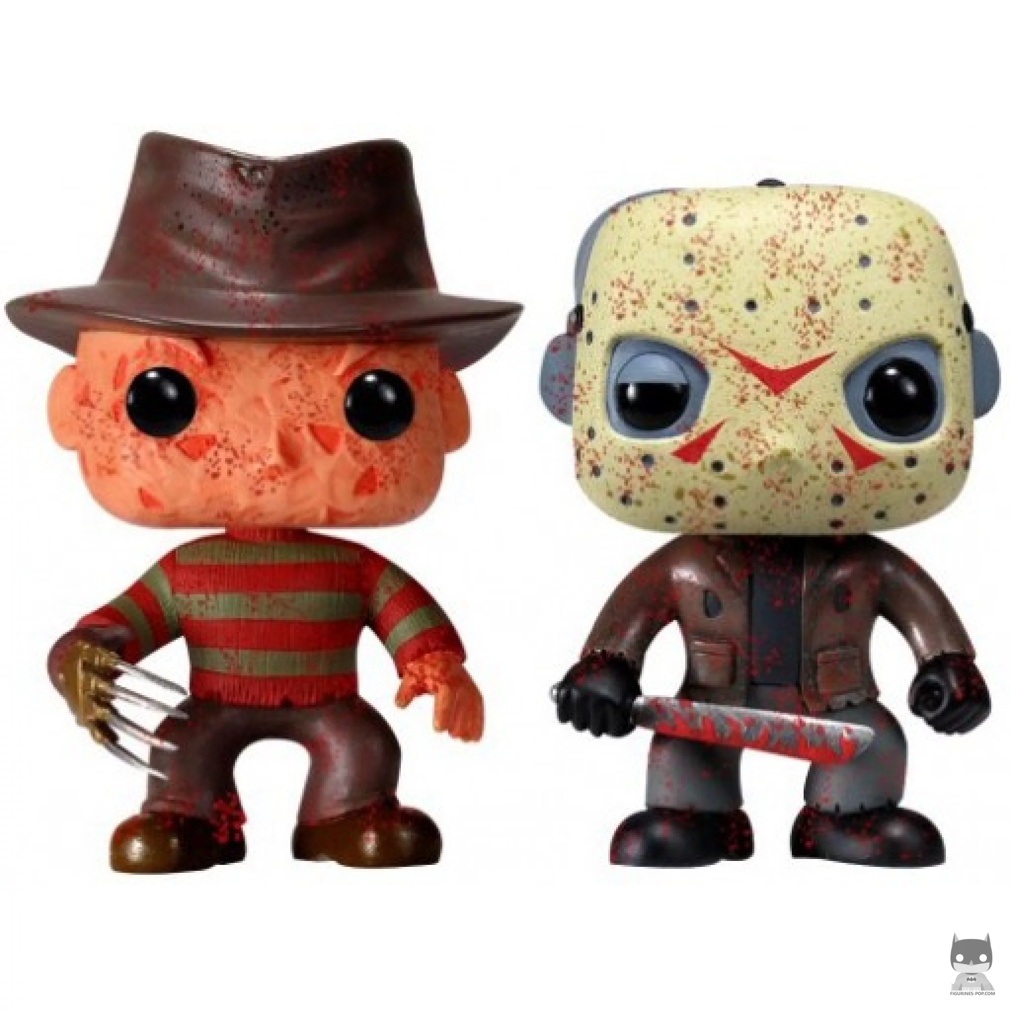 Figura Funko Pop! Freddy Krueger & Jason Voorhees (Ensangrentado) (Viernes 13)