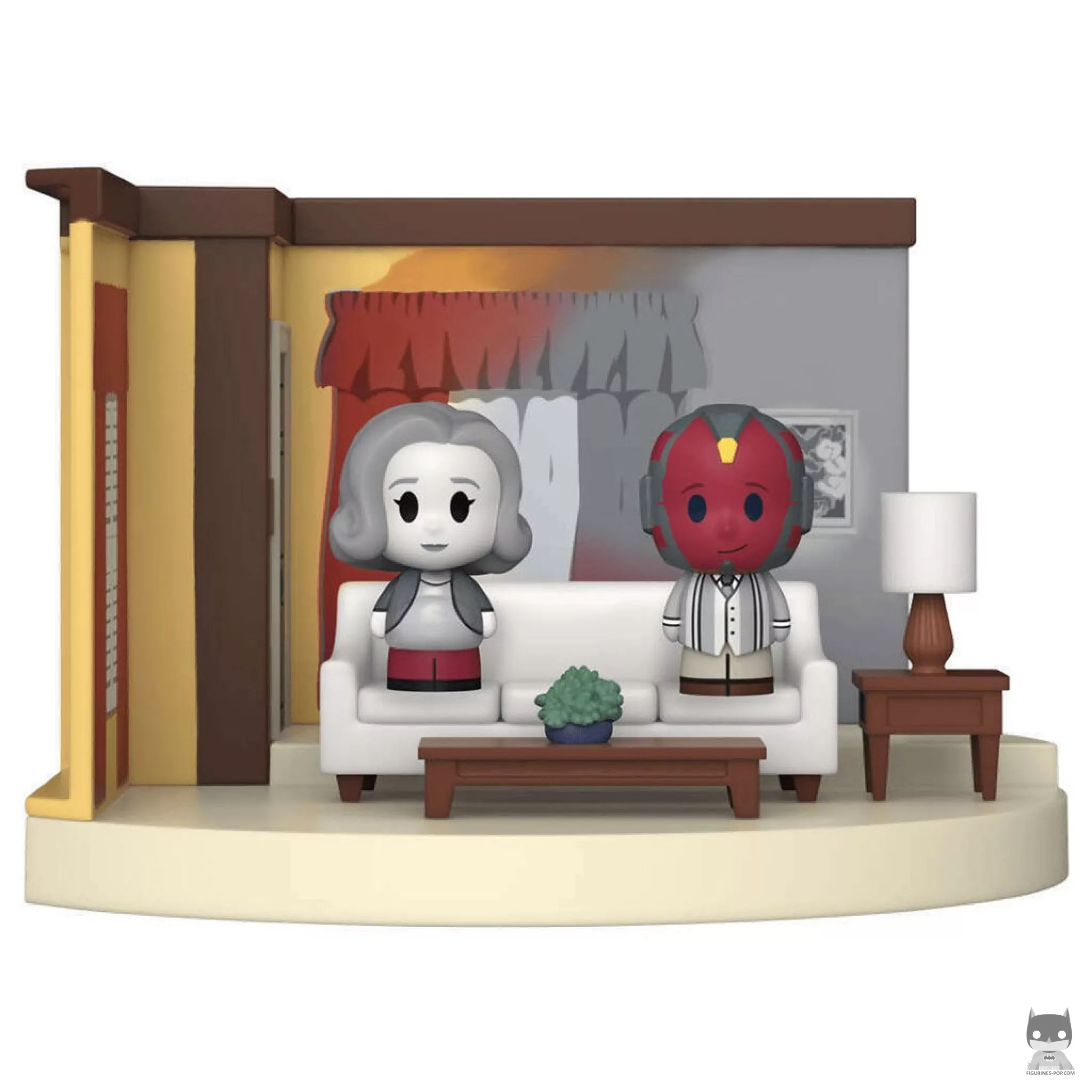 Figura Funko Pop! Años 1960 - Wanda y Visión (WandaVision)
