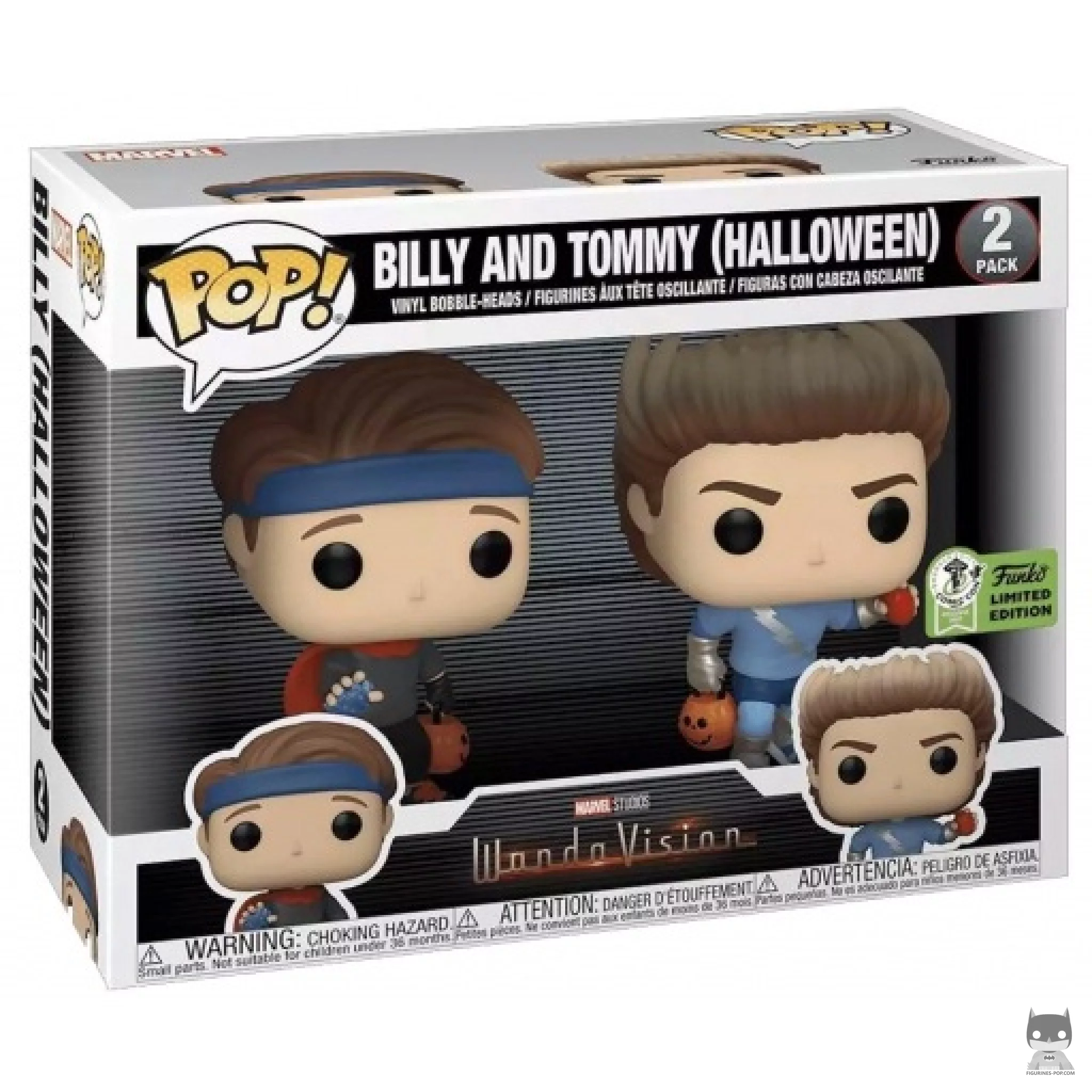 Figura Funko Pop! Billy & Tommy (Halloween) en su caja
