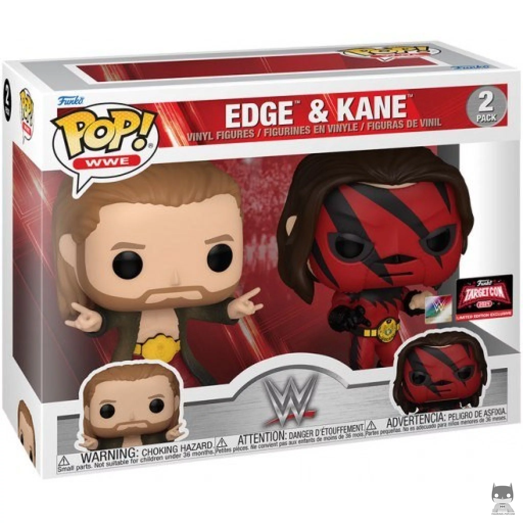 Figura Funko Pop! Edge & Kane en su caja