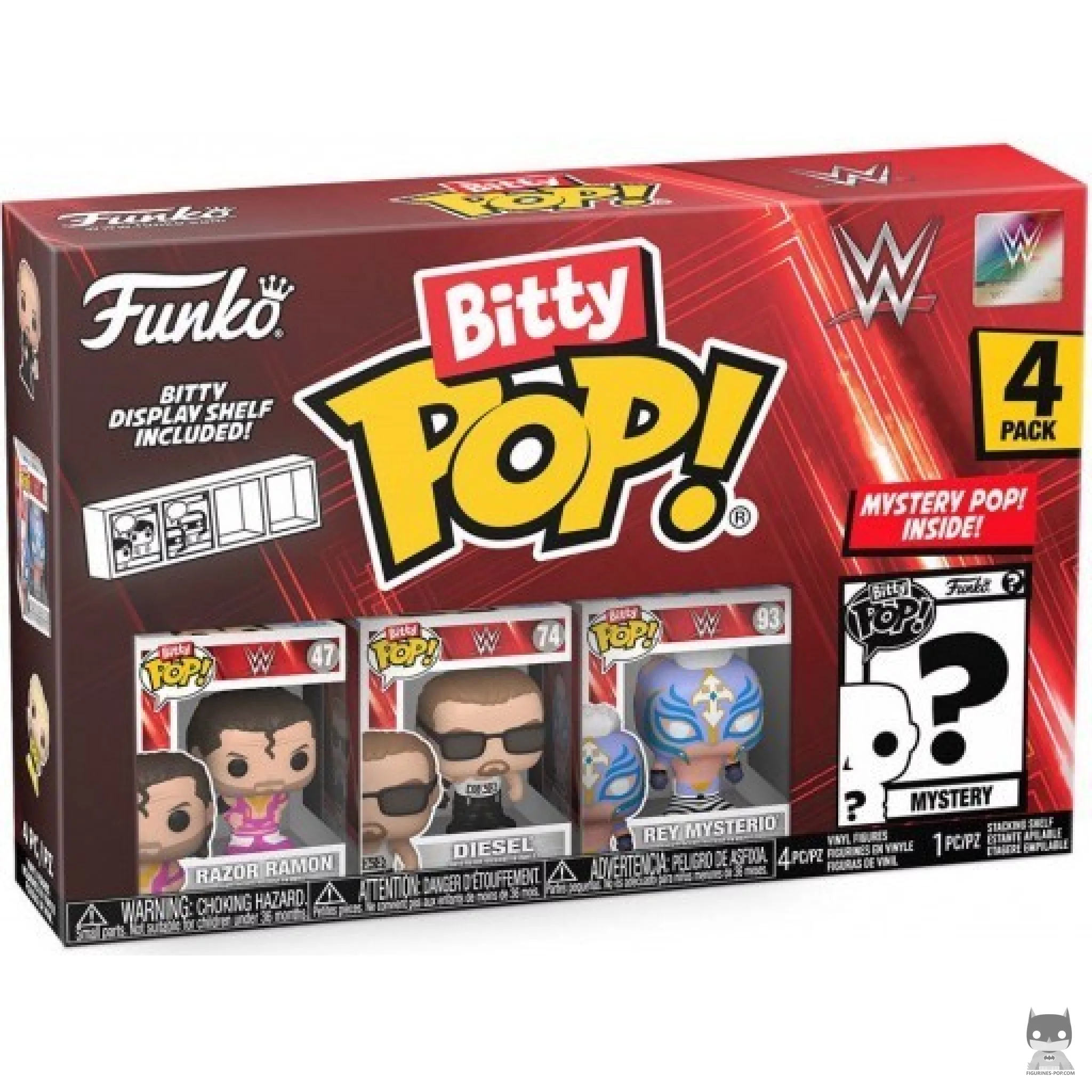 Figura Funko Pop! WWE (Serie 3) en su caja