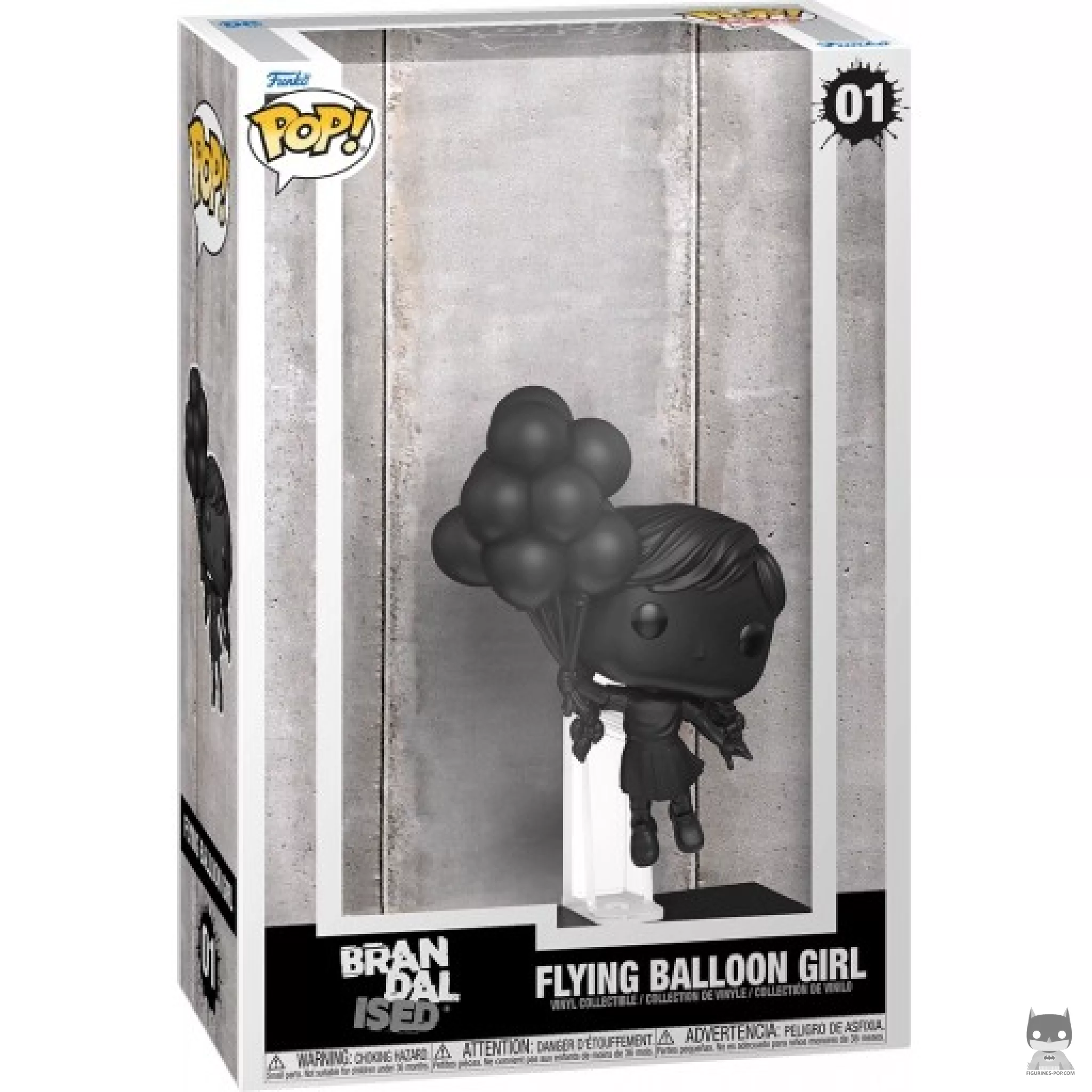 Figura Funko Pop! Niña con globo volando en su caja