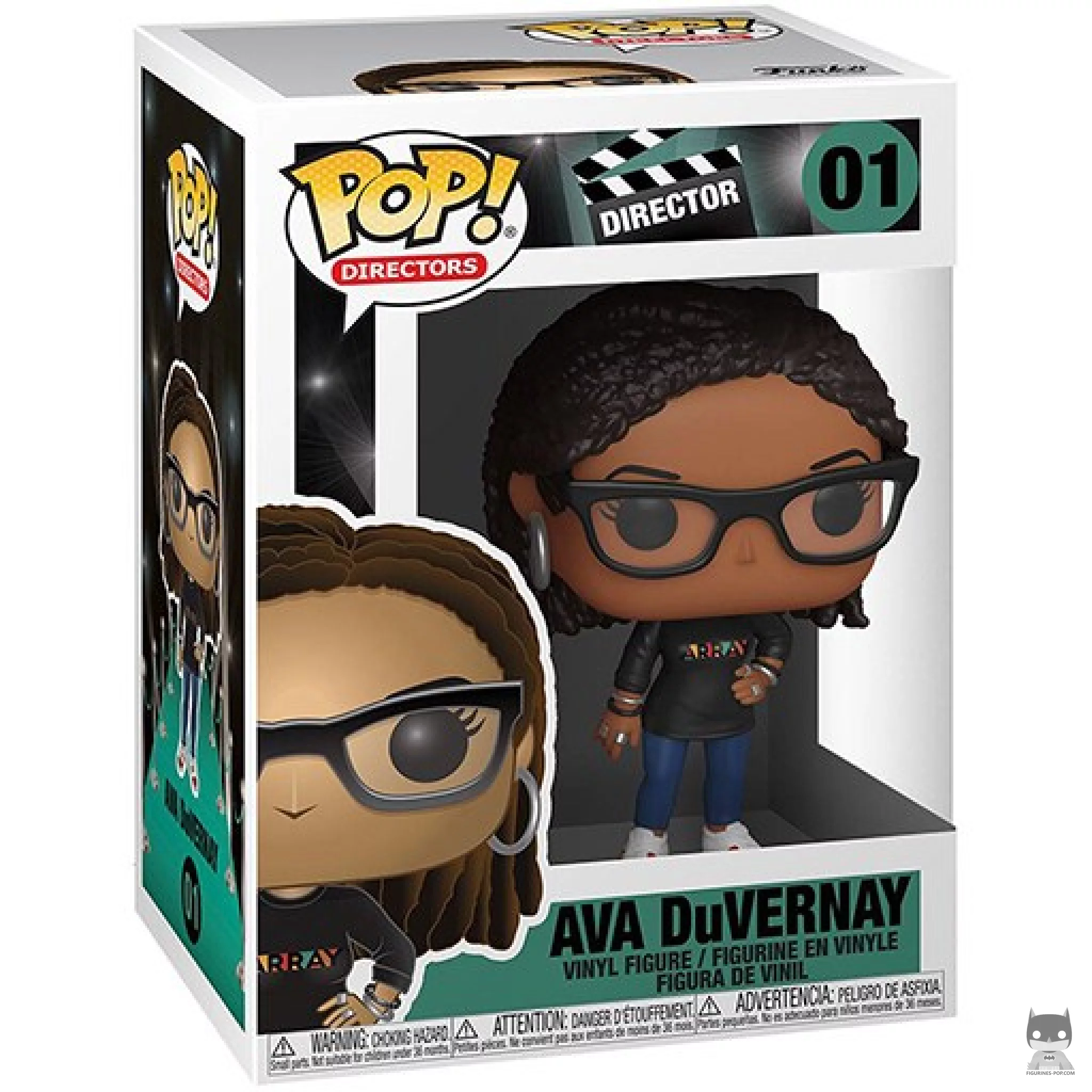 Figura Funko Pop! Ava DuVernay en su caja