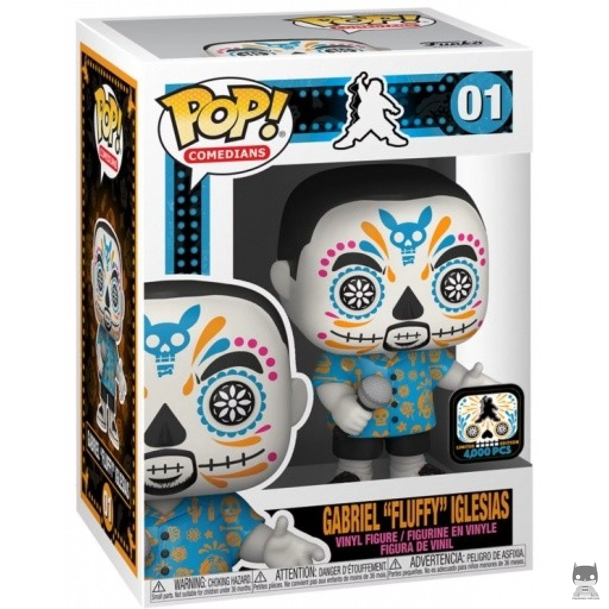 Figura Funko Pop! Gabriel "Fluffy" Iglesias en su caja