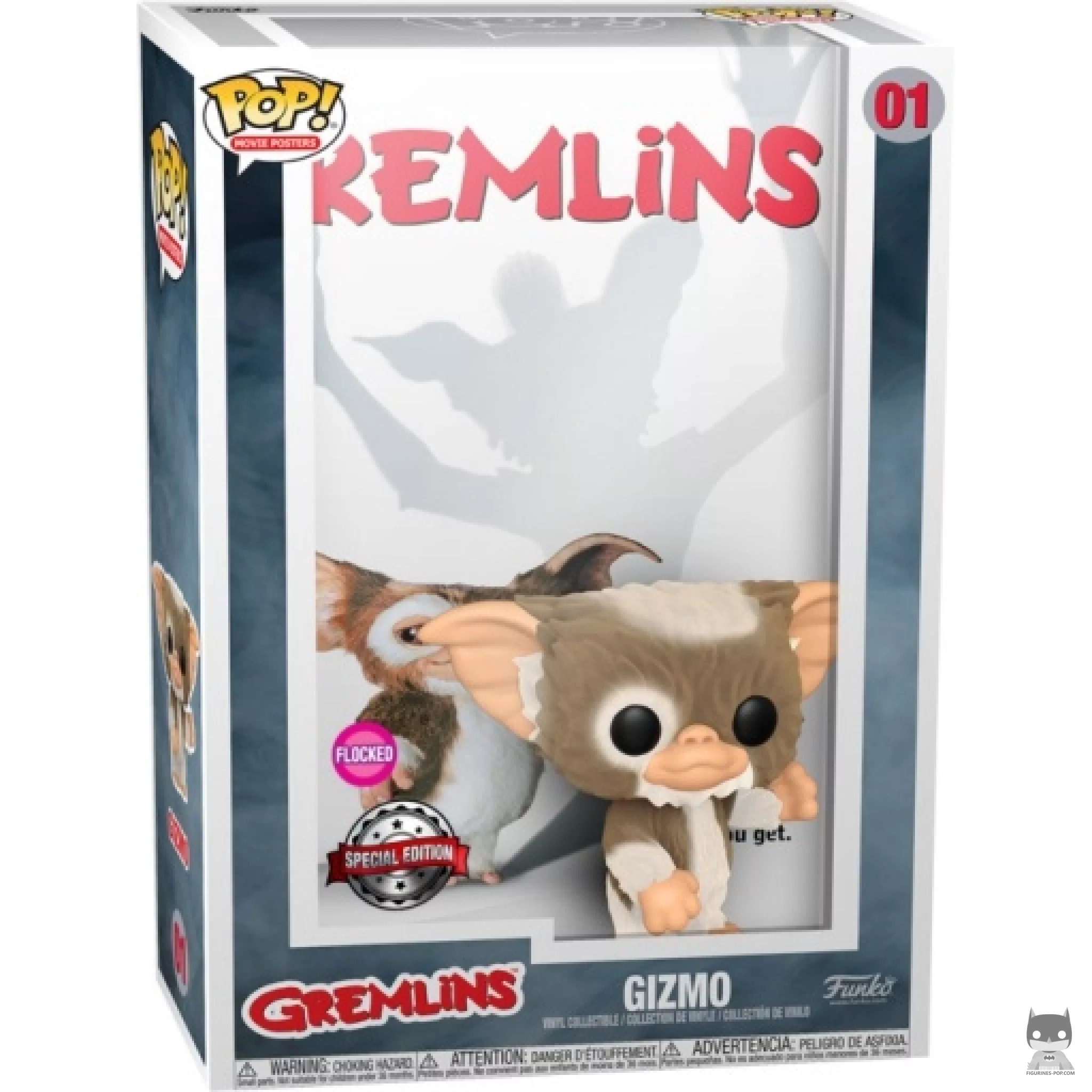 Figura Funko Pop! Gizmo (Flocado) en su caja