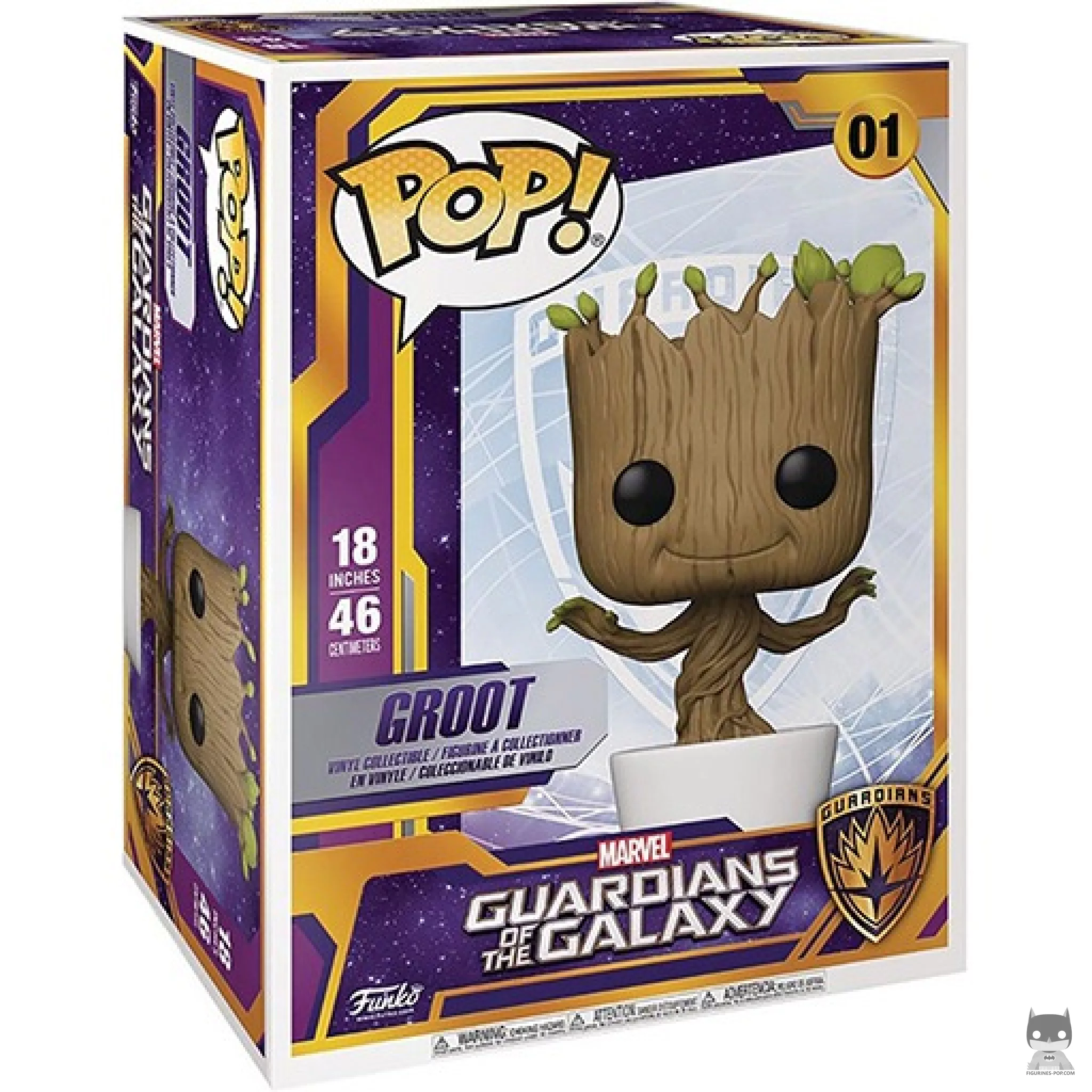 Figura Funko Pop! Groot (Supersized 18'') en su caja