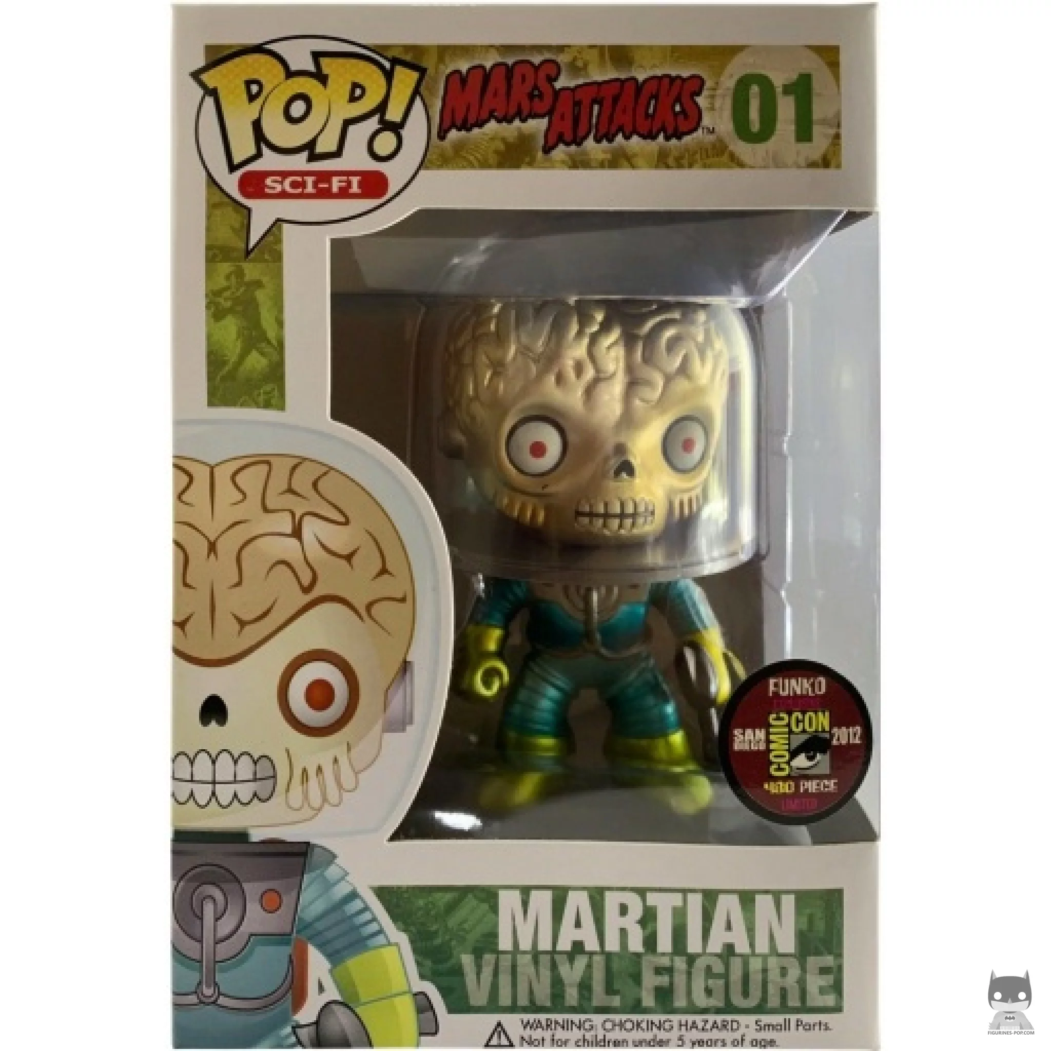 Figura Funko Pop! Marciano (Metalizado) en su caja