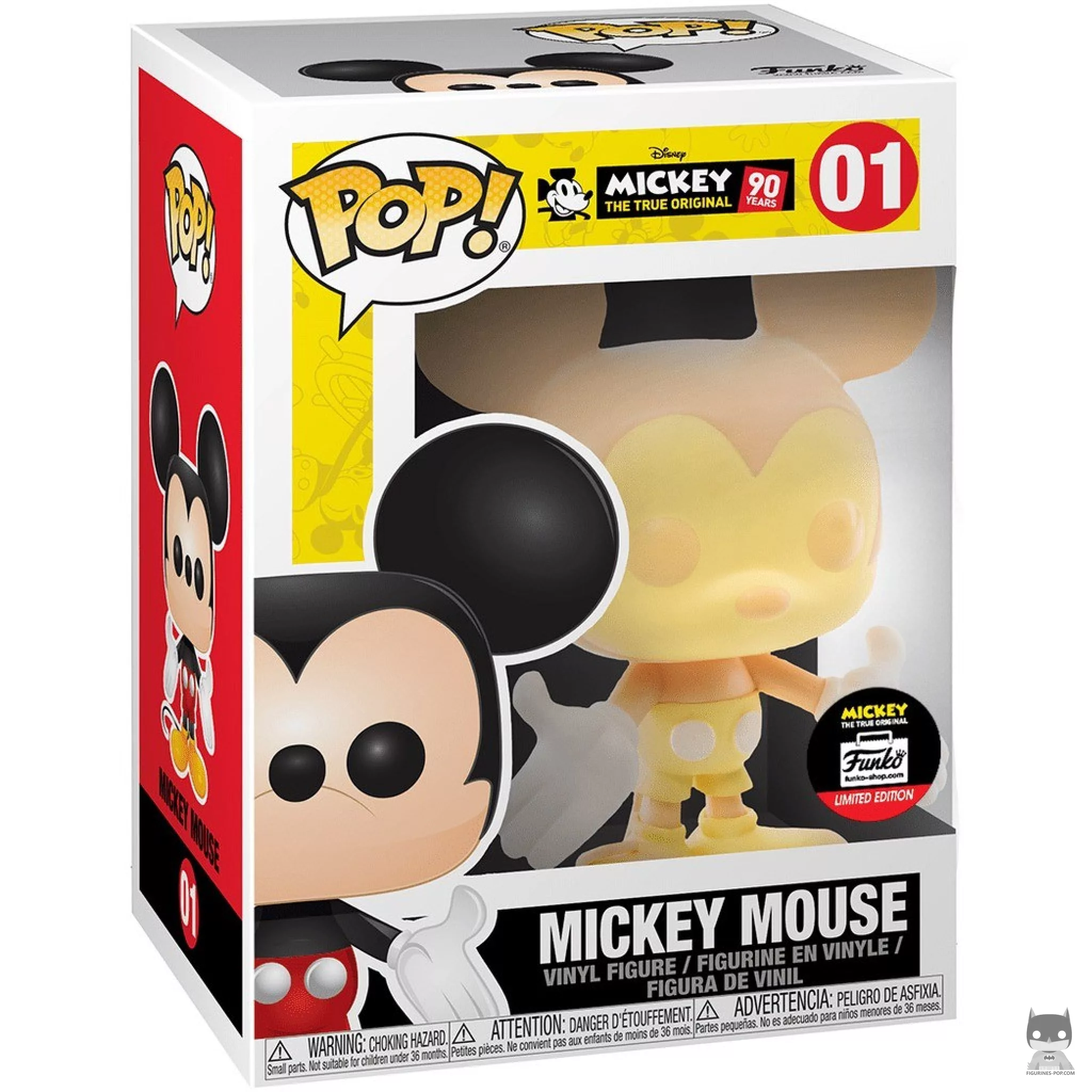 Figura Funko Pop! Mickey Mouse (Melocotón y crema) en su caja