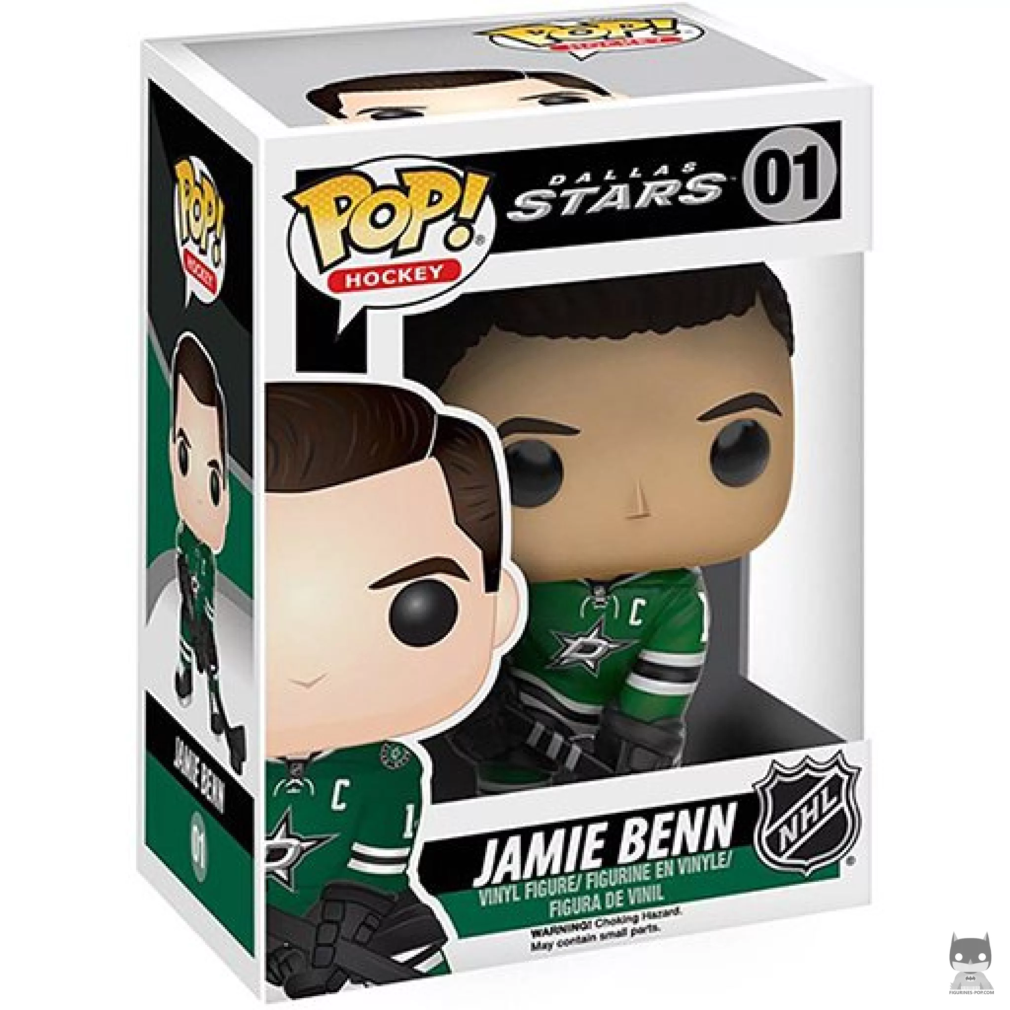 Figura Funko Pop! Jamie Benn en su caja