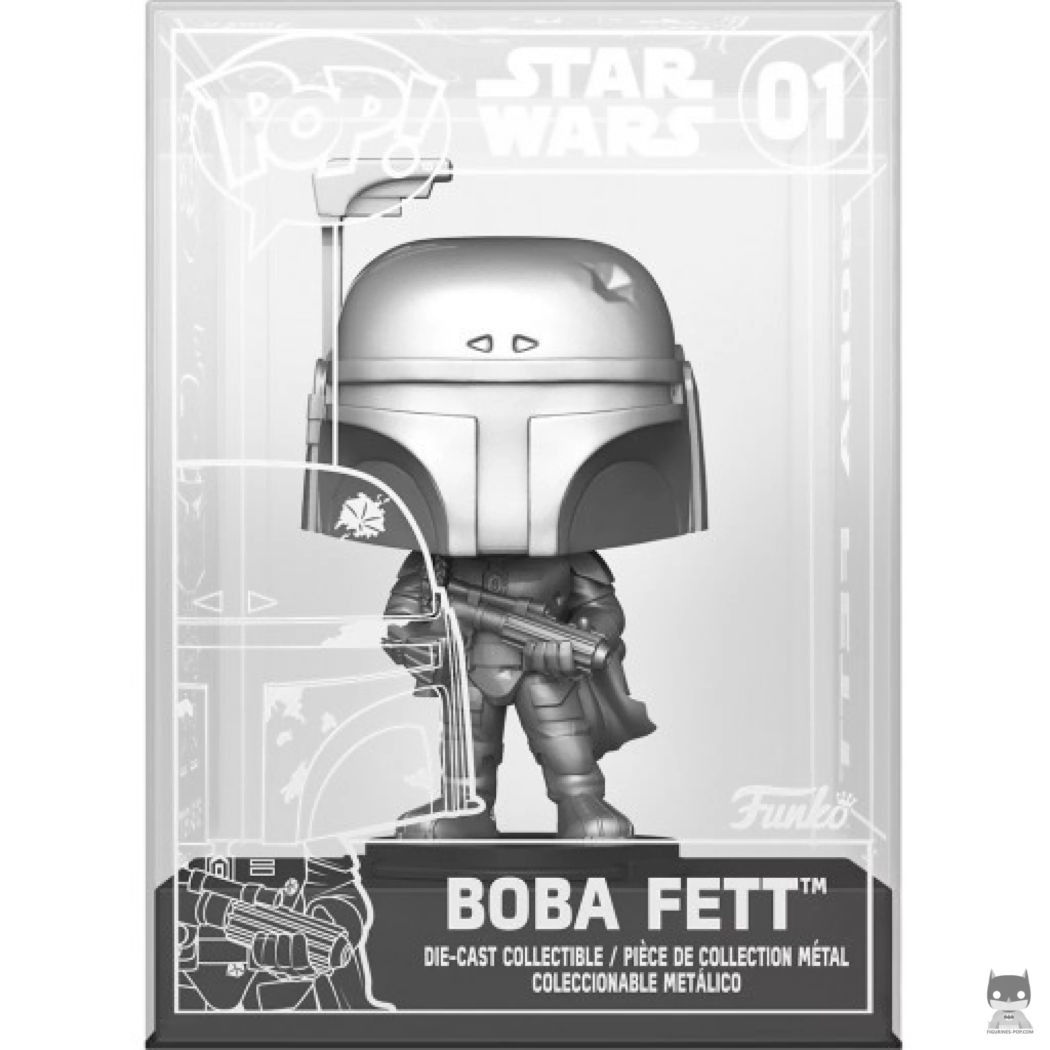 Figura Funko Pop! Boba Fett (Chase & Metalizado) (Star Wars: Episodio V, El imperio contraataca)