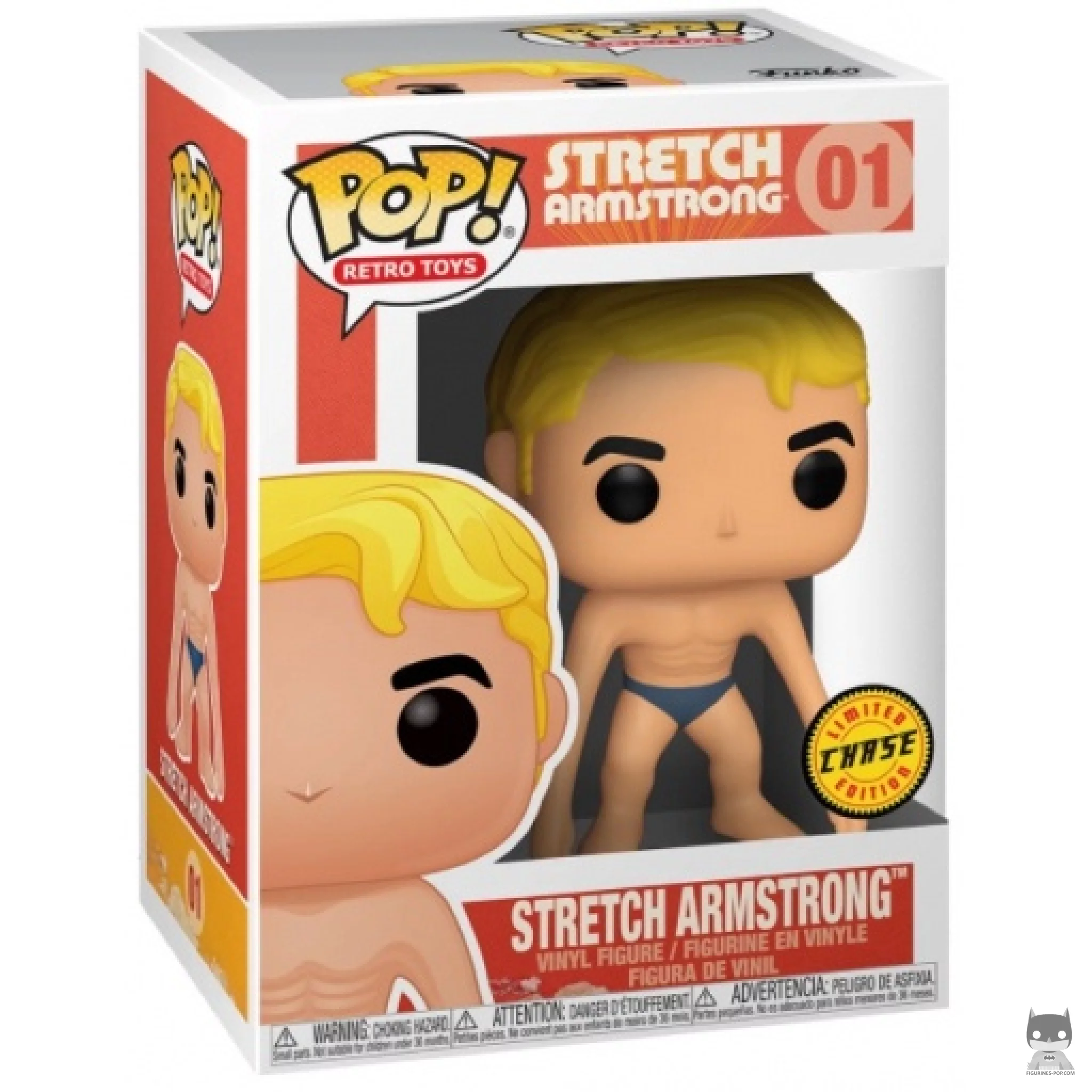 Figura Funko Pop! Stretch Armstrong (Chase) en su caja